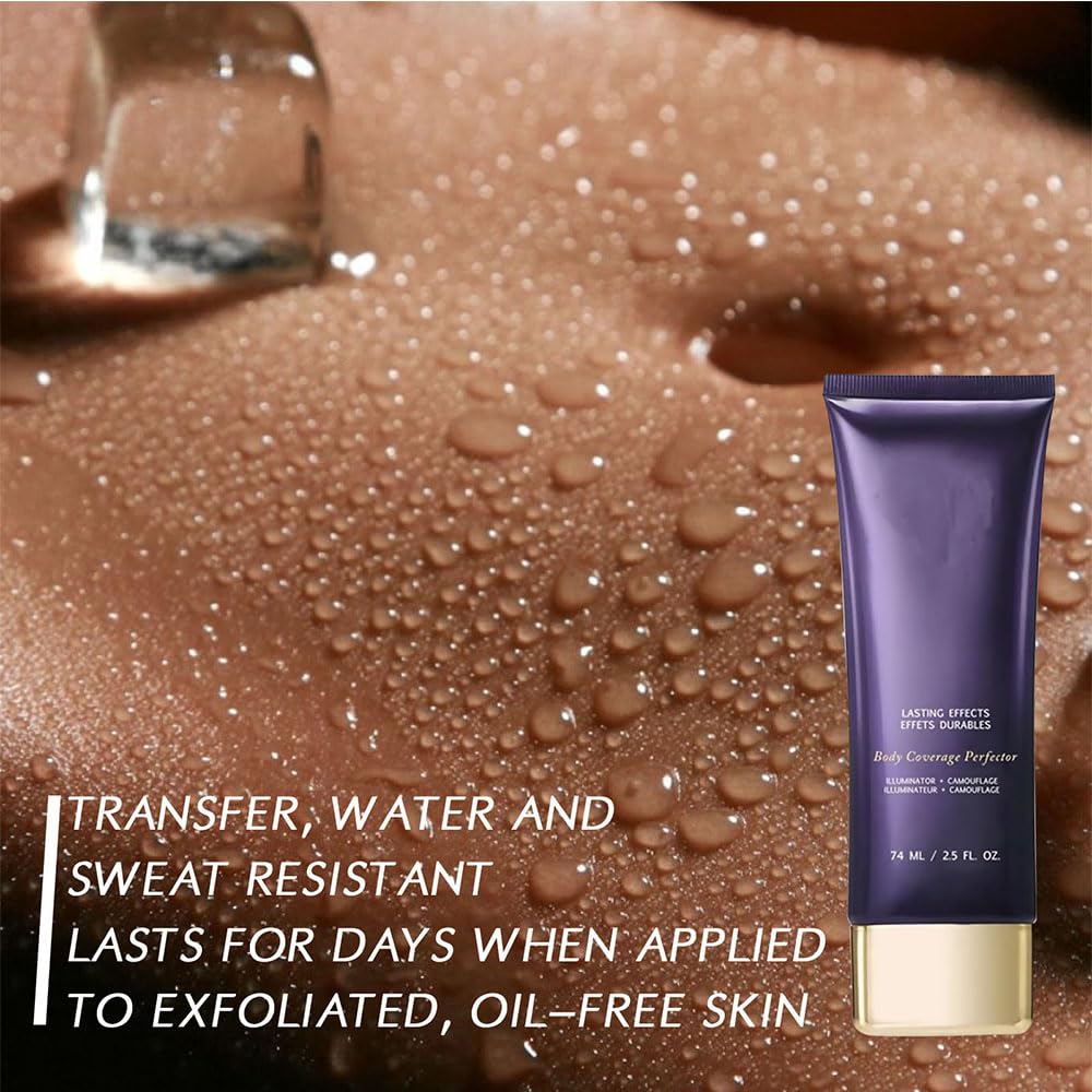 Full Coverage Body Concealer Lotion - Tattoo Cover Up, Scar Concealer, Long Lasting & Waterproof Foundation (1pc) for Flawless Skin at Weddings, Photos & Everyday Wear