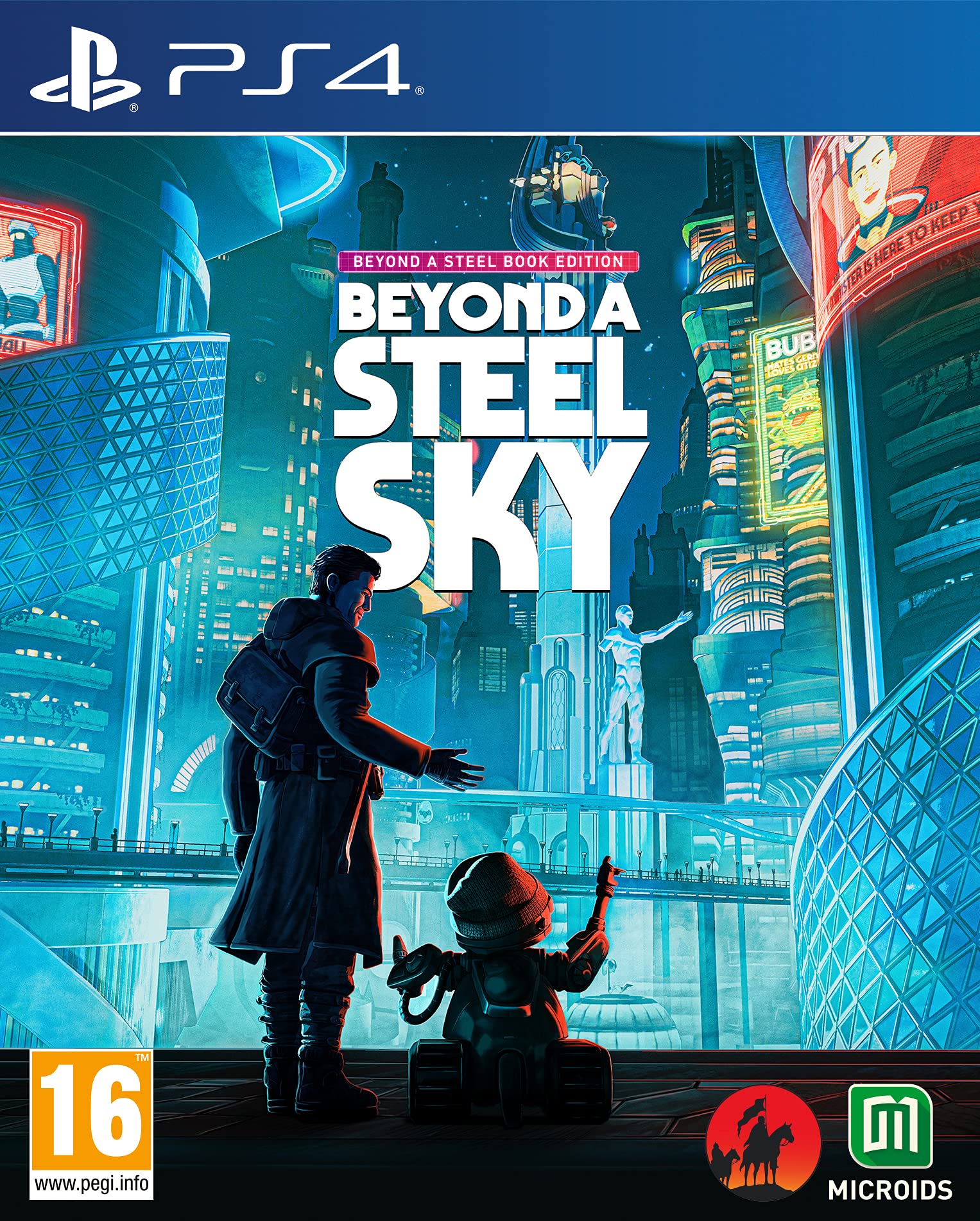 BEYOND A STEEL SKY - Limited Edition - Nintendo Switch Game - Post-Apocalyptic Cyberpunk Adventure - Perfect for Sci-Fi Fans & Retro Gaming Enthusiasts