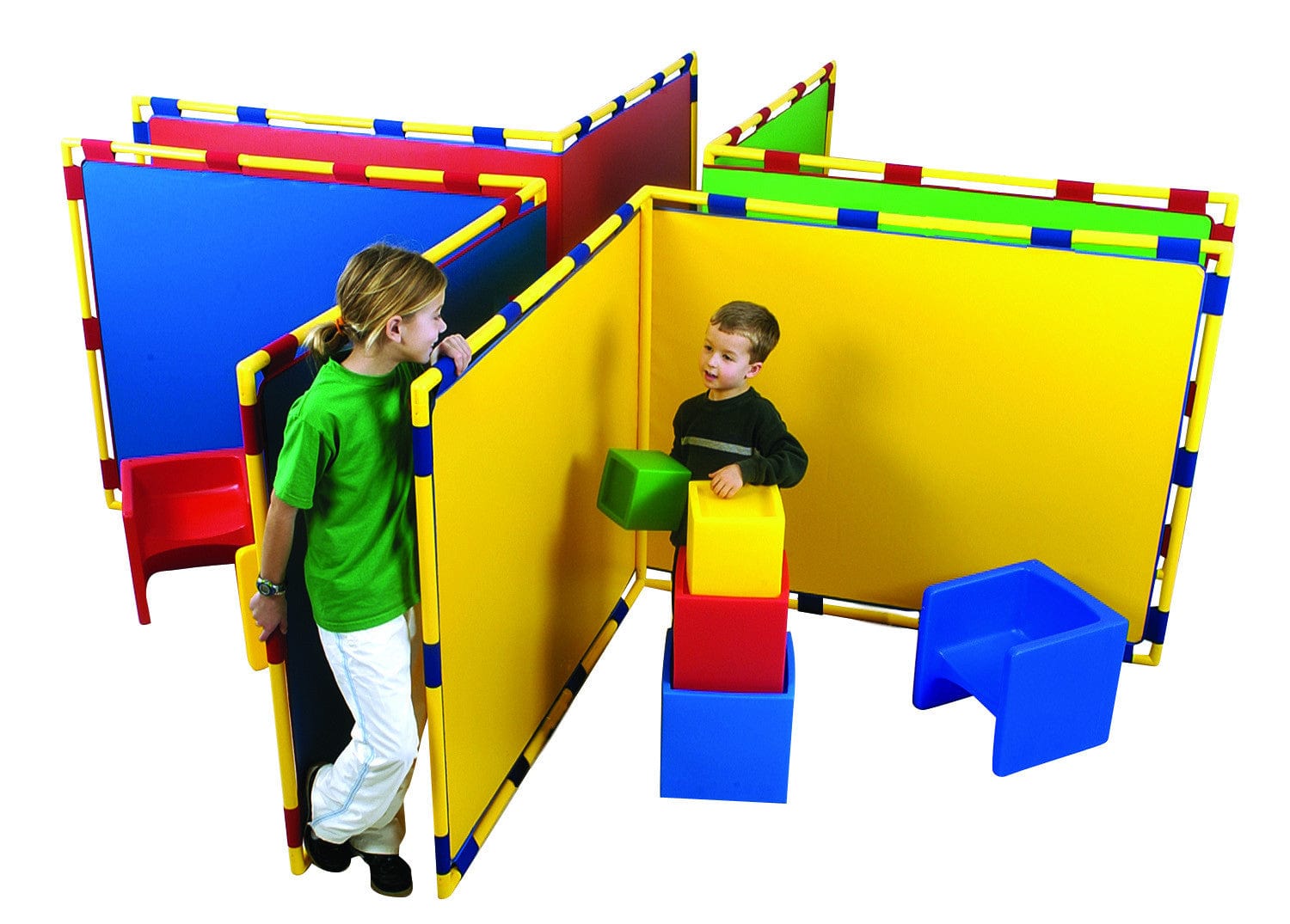 Large Screen Right Angle PlayPanels - Durable & Adjustable for Interactive Learning & Playtime Fun