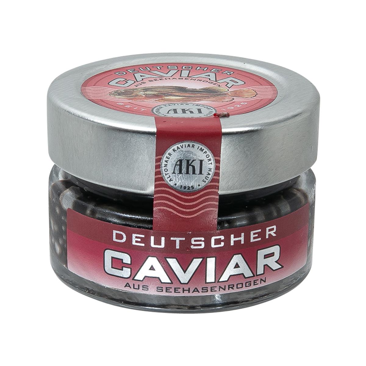 Premium AKI Black Lumpfish Caviar - 50g Jar | Gourmet Fish Roe for Canapés, Sushi & Fine Dining | Luxury Seafood Delicacy