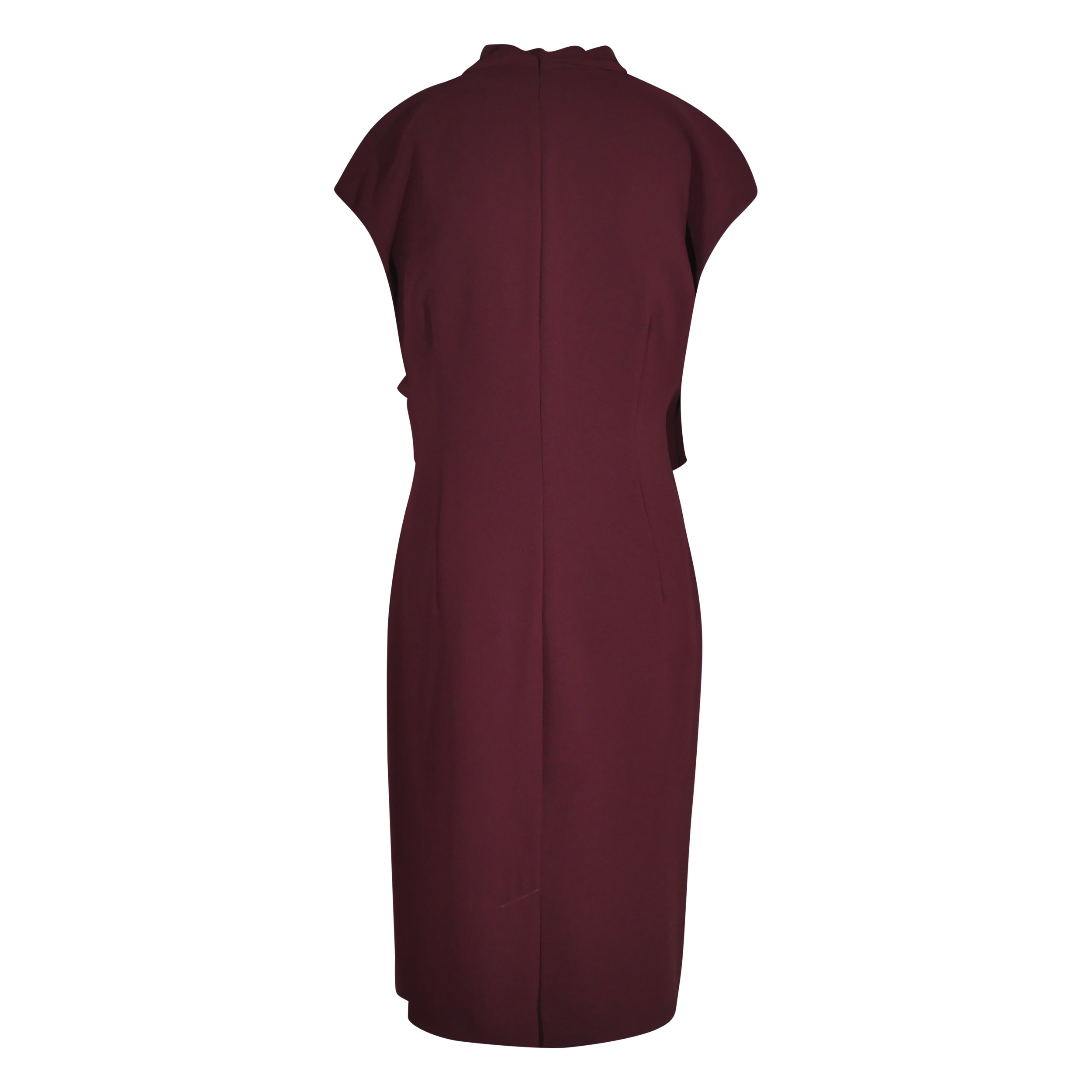 Max Mara Women's Elegant Wrap Dress - Classic V-Neck & Belted Waist for Office, Party & Special Occasions