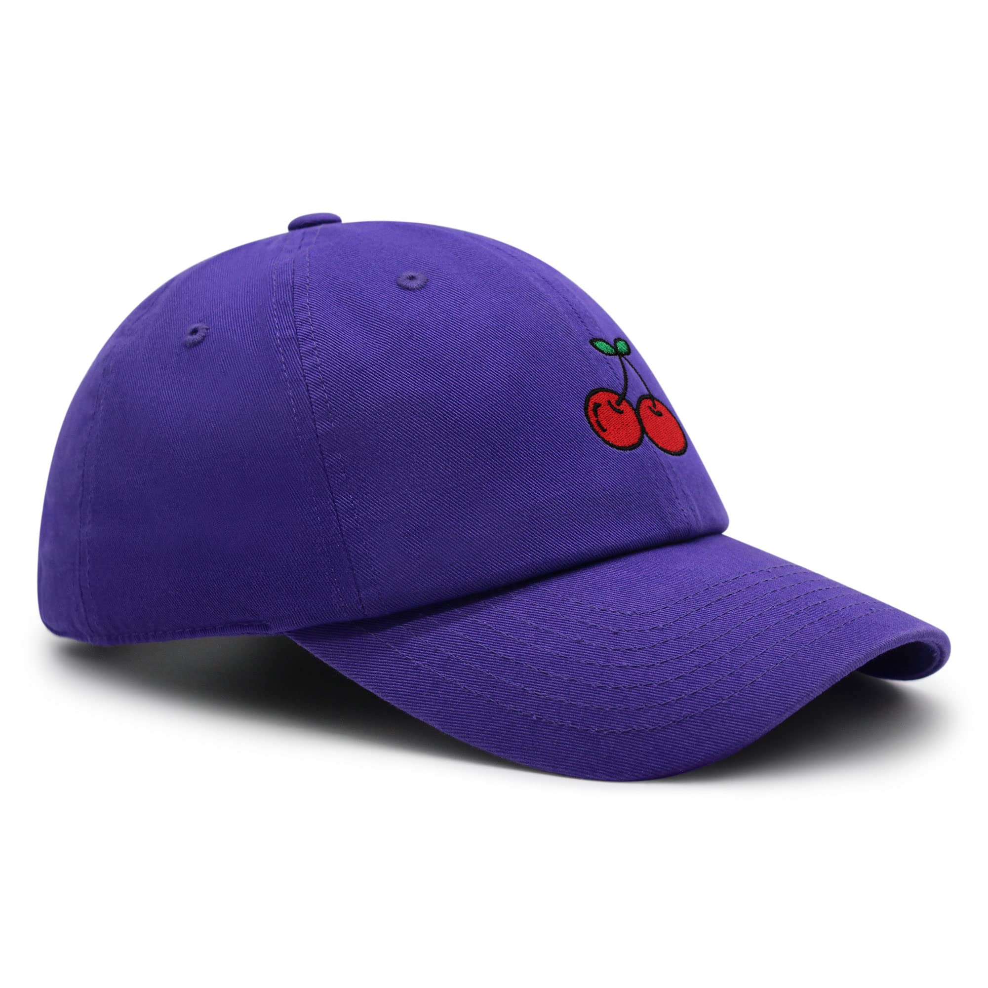 JPAK Premium Embroidered Dad Hat - Stylish Baseball Cap with Cherry Design for Men & Women | Perfect for Outdoor Activities, Casual Wear & Fashion Accessories