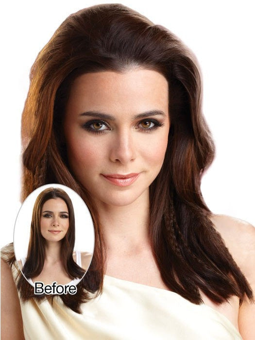 16-Inch Premium Hair Extensions with Natural Texture - Perfect for Styling, Volume & Length - Great for Parties, Weddings & Everyday Wear
