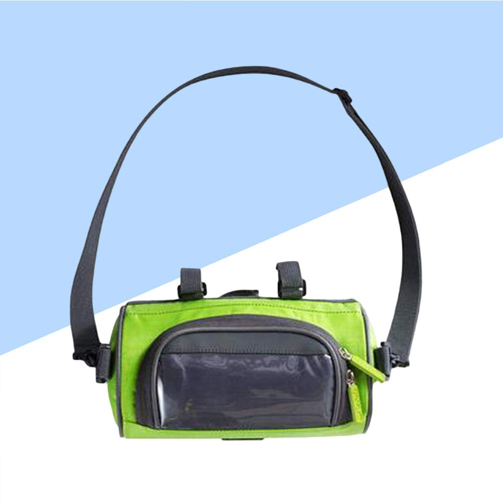 LIOOBO Bike Handlebar Bag - Waterproof Front Frame Storage Bag for Mountain & Road Bikes - Touch Screen Accessible Cycling Phone Pouch - Perfect for Commuting, Touring & Outdoor Adventures