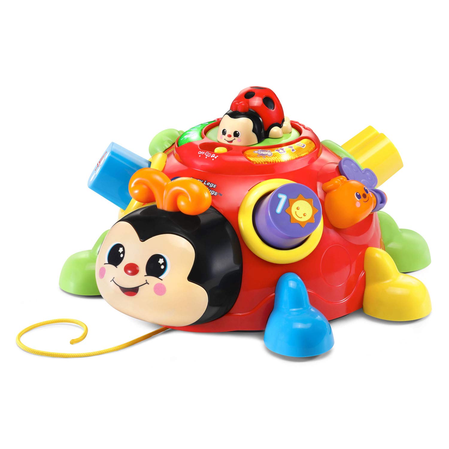 VTech Crazy Legs Learning Bugs - Interactive Educational Toy for Toddlers, Red | STEM Learning, Early Childhood Development & Fun Playtime at Home or Preschool