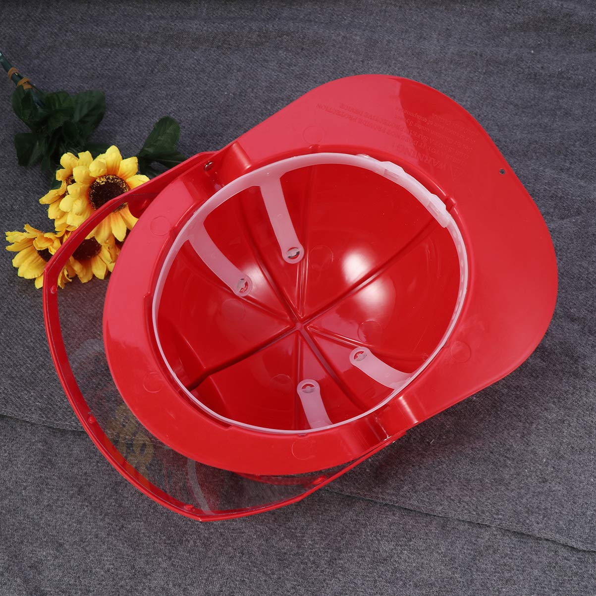 Bestoyard 2-Piece Kids Firefighter Safety Helmet Set - Educational Role Play Toy for Children with Realistic Fireman Hat & Accessories - Perfect for Pretend Play, Costume Parties & Fire Safety Education