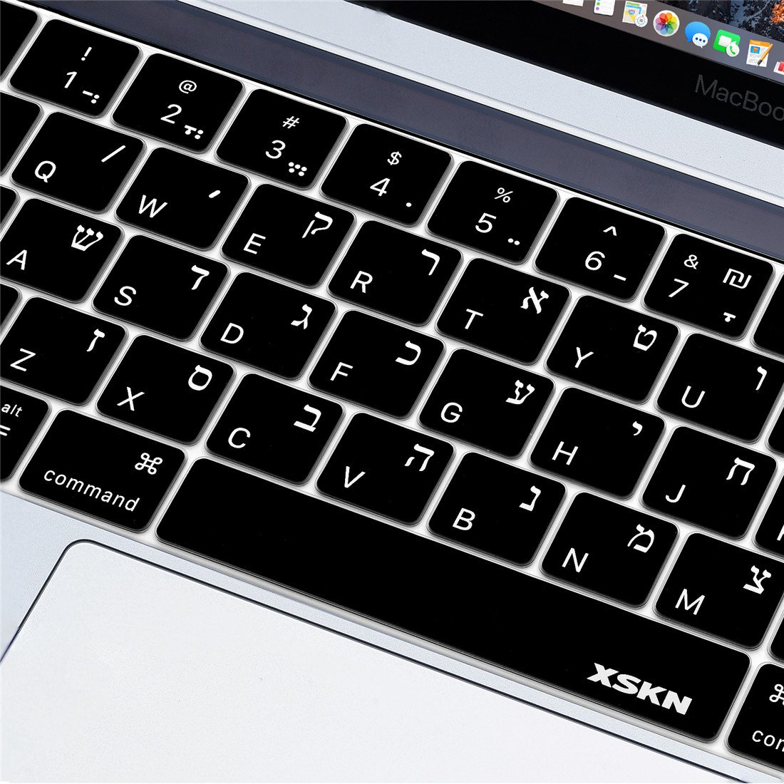 Arabic Language Silicone Keyboard Cover for MacBook Pro 13