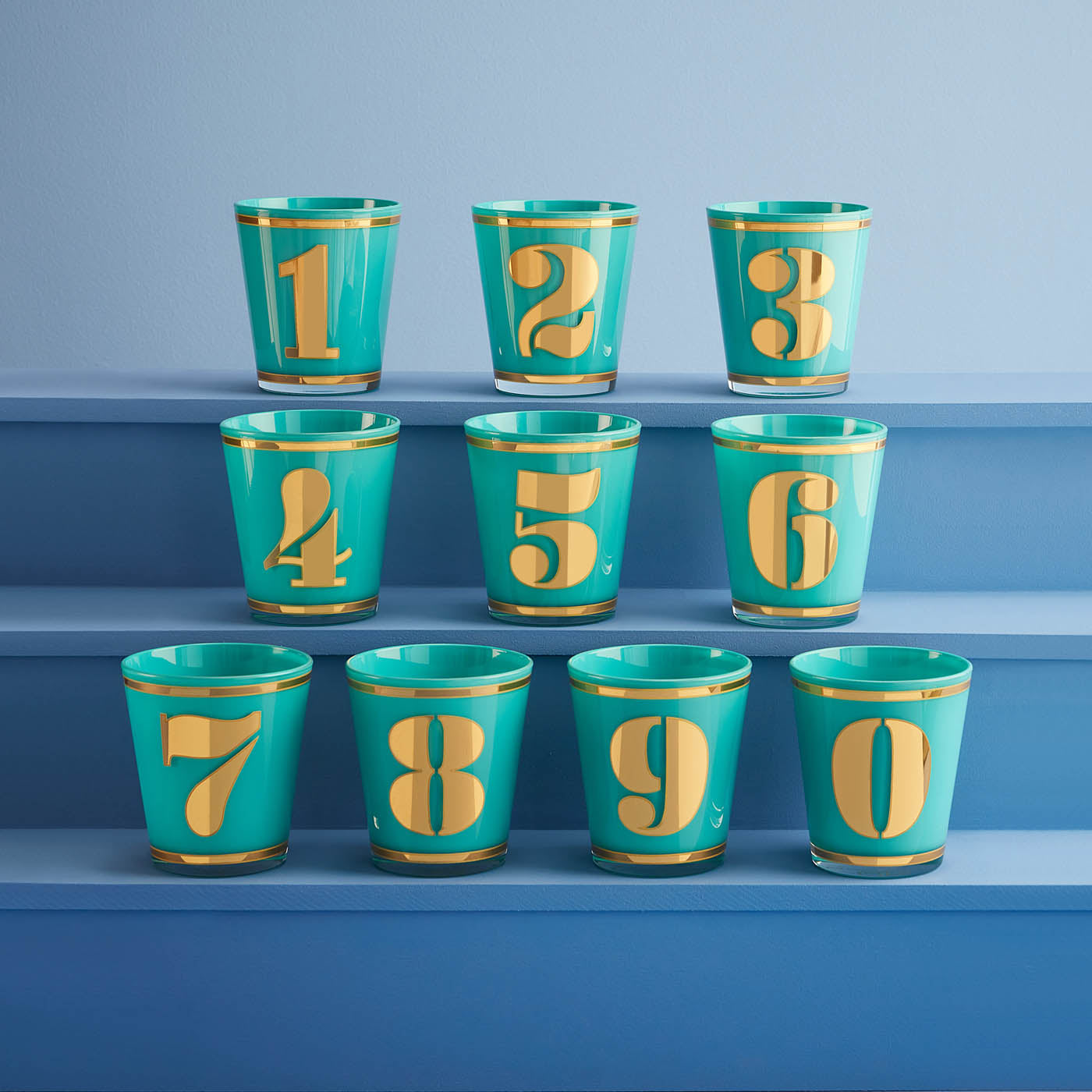 Lucky Number Whiskey Rocks Glass Set - Engraved Drinking Glasses for Bourbon, Scotch & Cocktails - Perfect for Home Bar, Parties & Gifts
