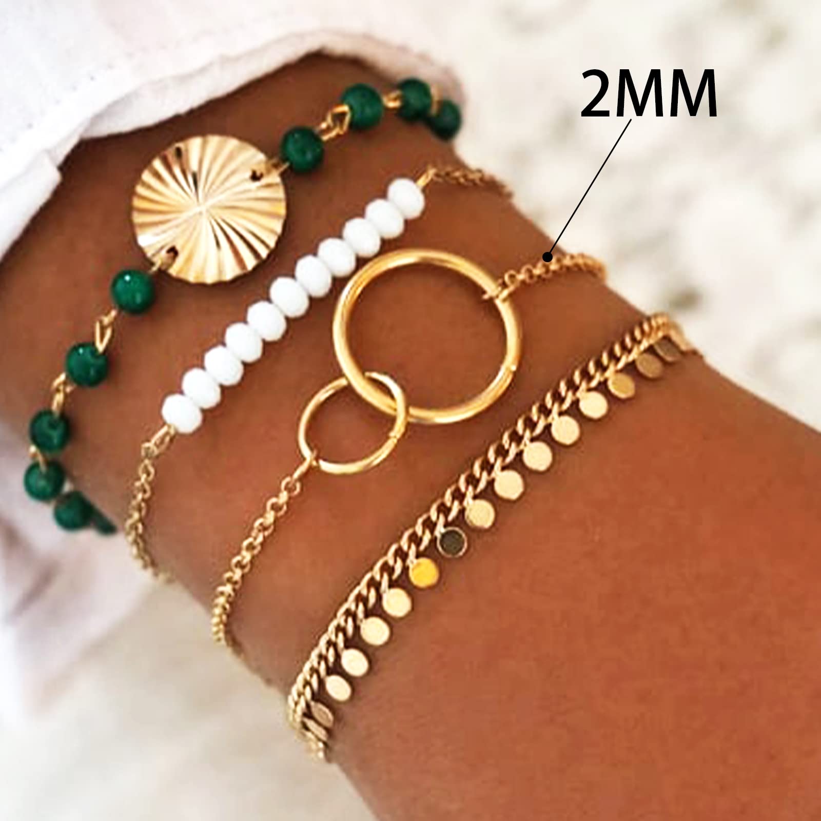 18K Gold Plated 2mm Open Jump Rings - 100PCS Jewelry Making Supplies for Necklaces, Bracelets & DIY Crafts - Miniature Jewelry Findings for Beading & Chainmail Projects