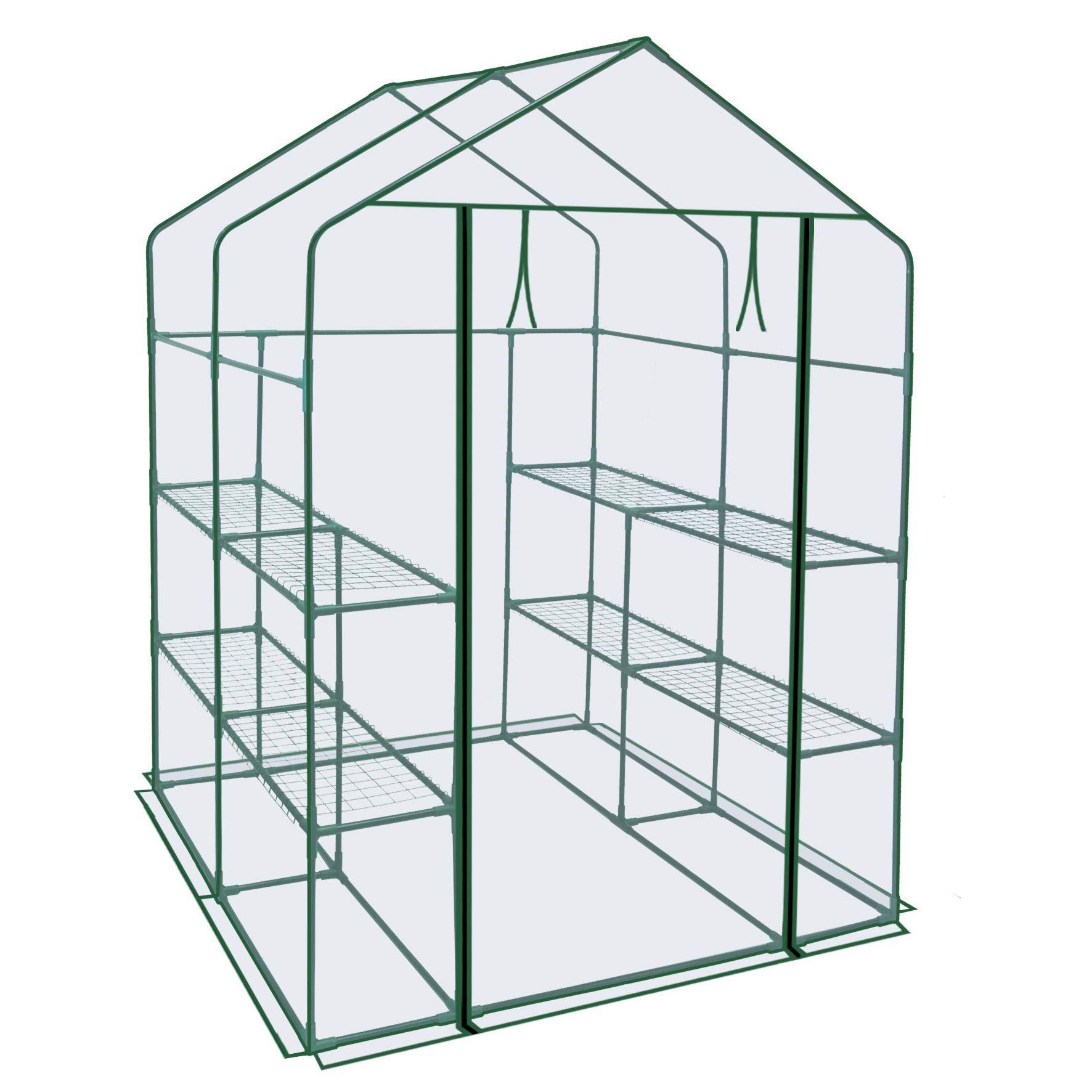 Strong Camel Mini Greenhouse for Indoor & Outdoor Use - Portable PVC Plant Greenhouse for Vegetables, Flowers & Gardening (56