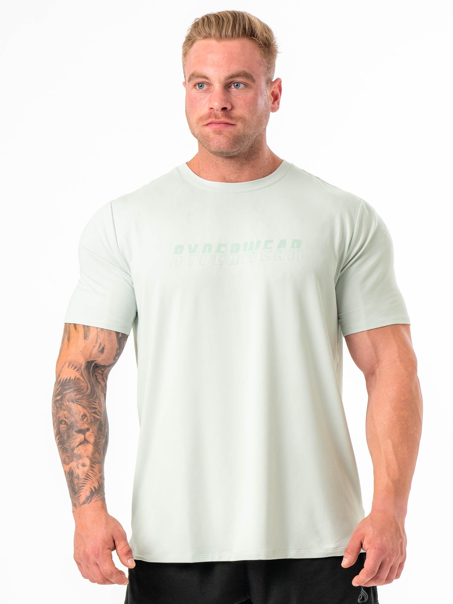Soft Tech Regular T-Shirt - Breathable Cotton Comfort Fit Spearmint Green | Casual Wear, Gym, Lounge & Everyday Outfits