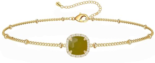 Square Olive Jade