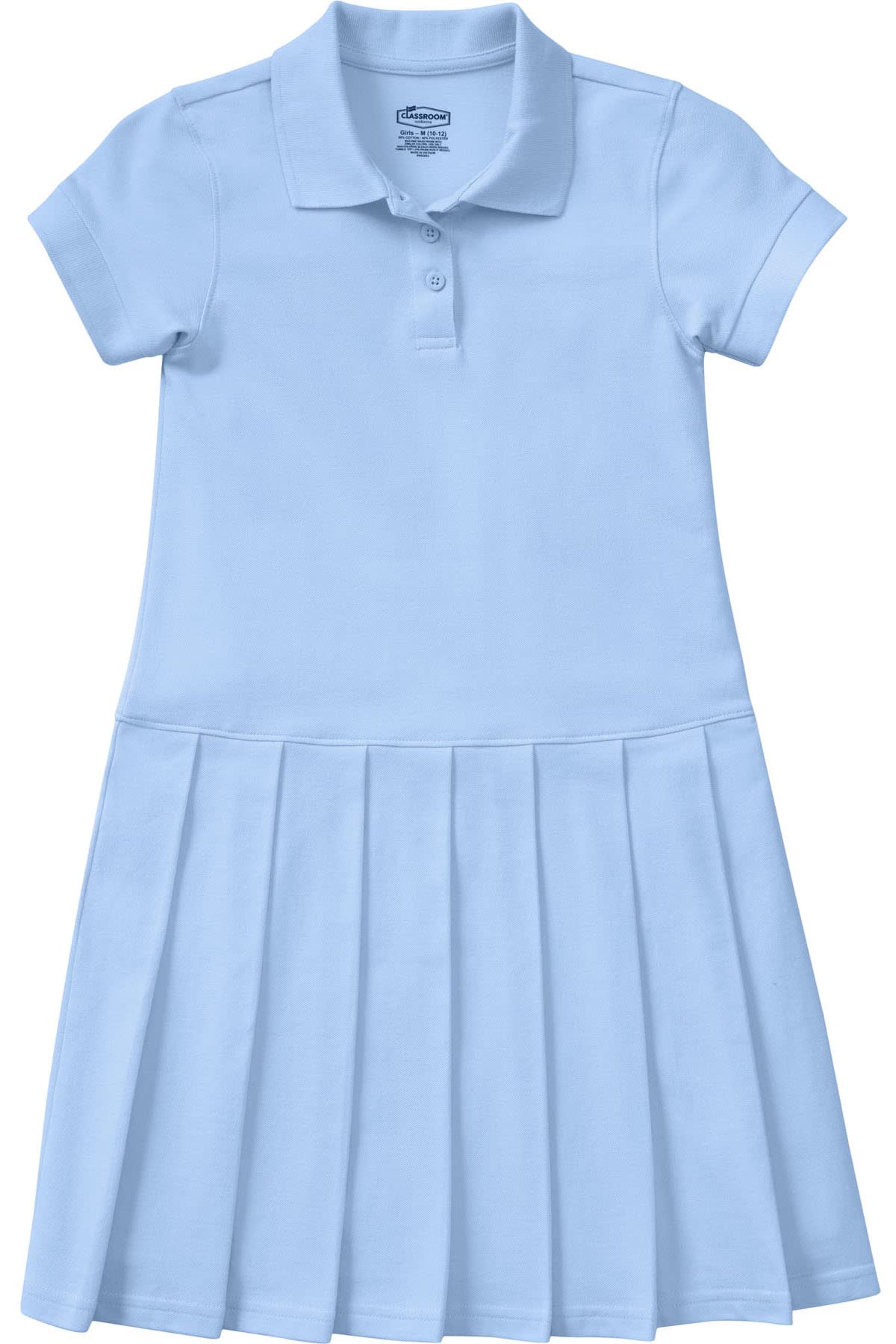 Girls' Pique Polo Dress - Comfortable School Uniform for Classroom & Play | Perfect for School, PE, and Everyday Wear