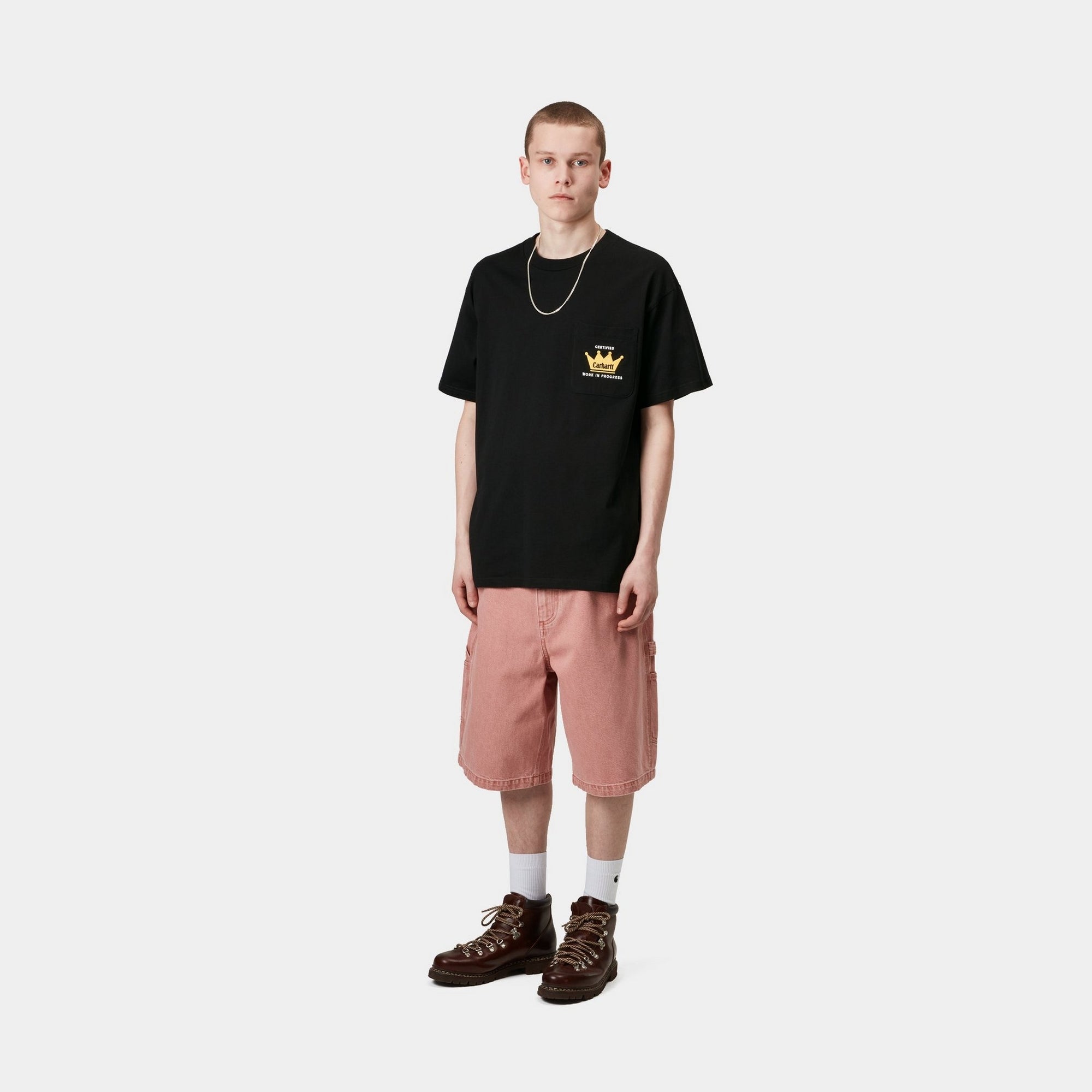 Premium Crown Pocket T-Shirt for Men | Soft Cotton Black Tee with Front Pocket | Casual Wear, Street Style & Everyday Comfort
