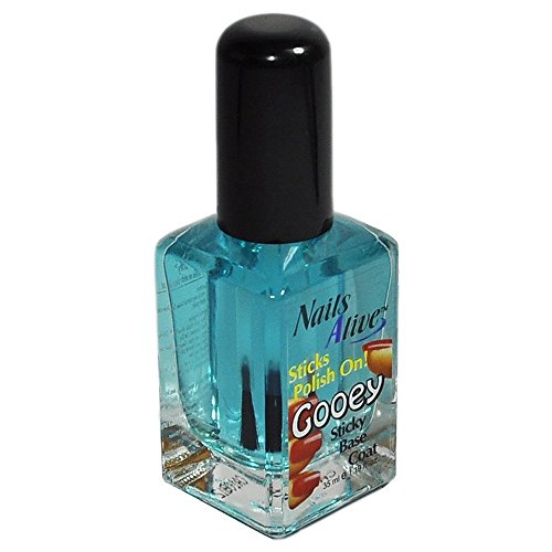 Nails Alive Gooey Base Coat - 1.19 Fl Oz Nail Polish Primer for Long-Lasting Manicures | Perfect for Gel, Acrylic & DIY Nail Art at Home