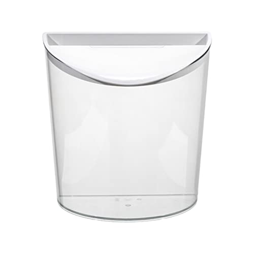 Cabilock Hanging Trash Can - 1.2 Gallon Small Garbage Bin with Lid, Space-Saving Wall Mount Waste Basket for Kitchen, Bathroom, Office, Dorm (Perfect Under Sink, Cabinet & Desk Organizer)