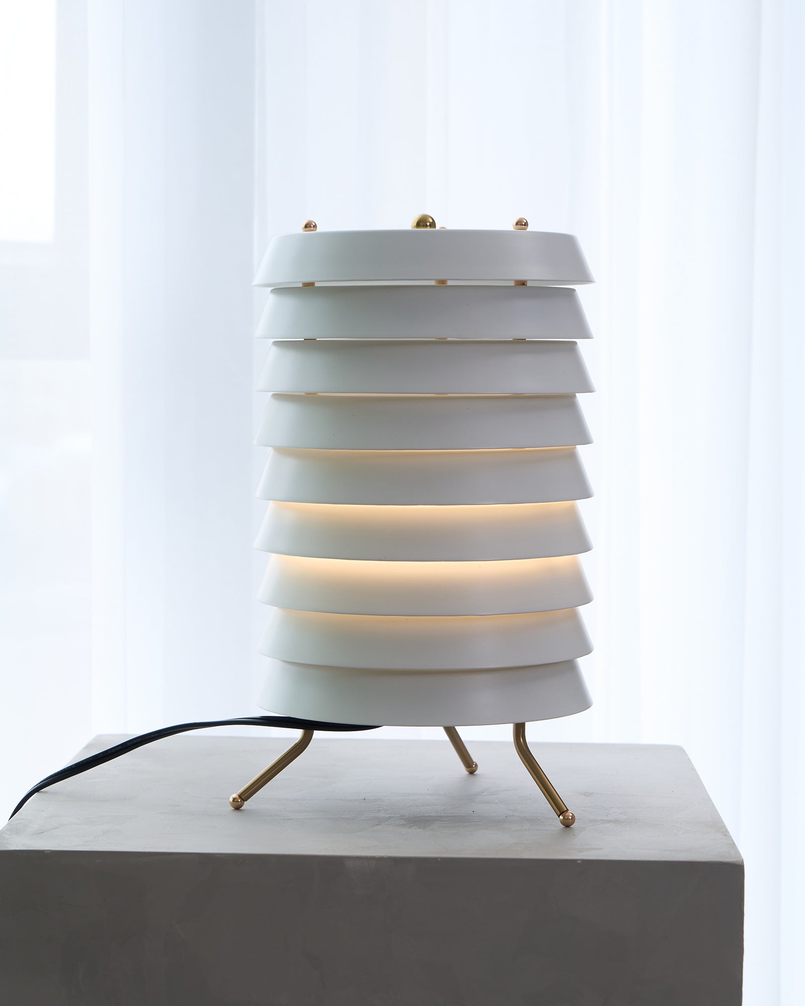 Baltic Tower Table Lamp - Modern LED Desk Light for Home Office, Bedroom & Living Room - Perfect for Reading, Working & Relaxing