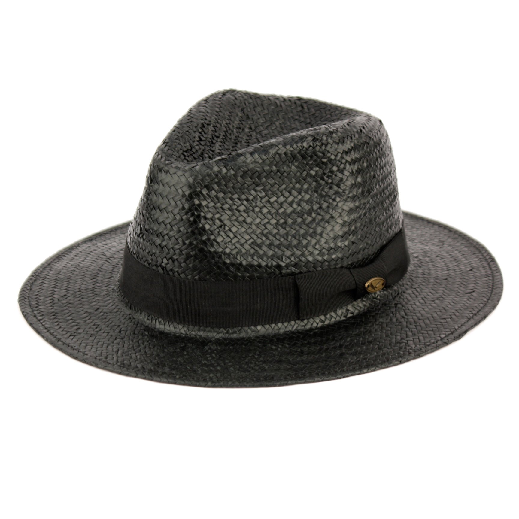 Unisex Trilby Straw Fedora Panama Hat - Summer Beach Style