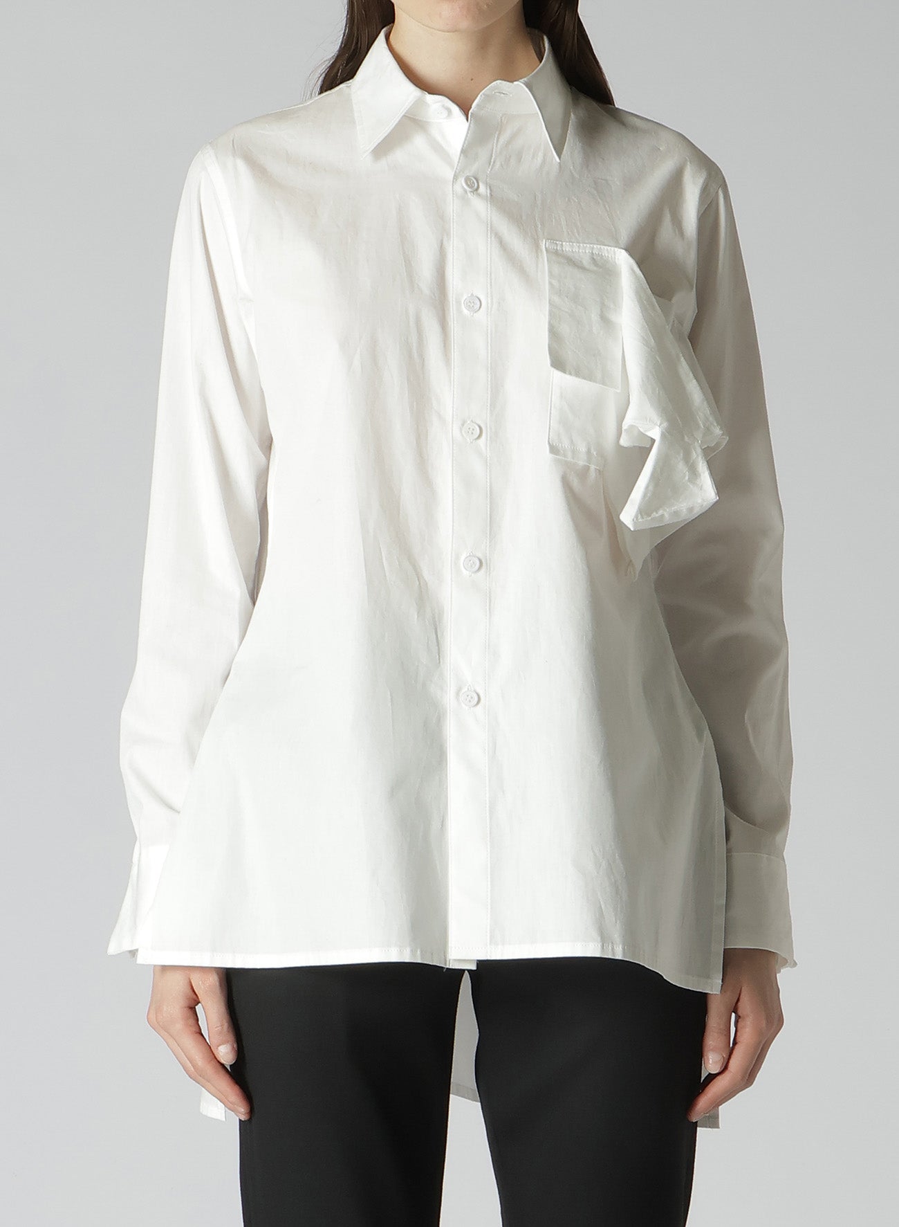Women's Cotton Broad R Box Detail Blouse - Elegant Casual Top for Work, Office, and Everyday Wear