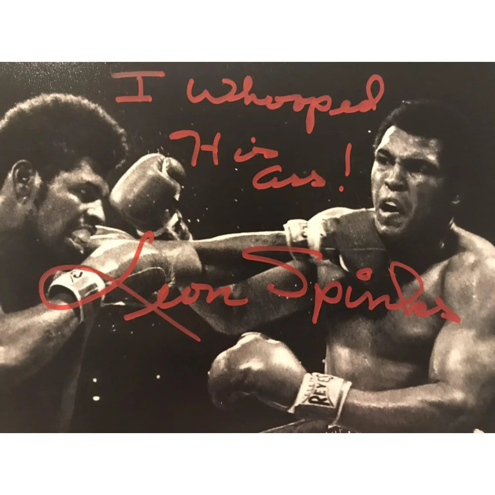Leon Spinks Signed 8x10 Photo - Authentic Autograph Inscribed 