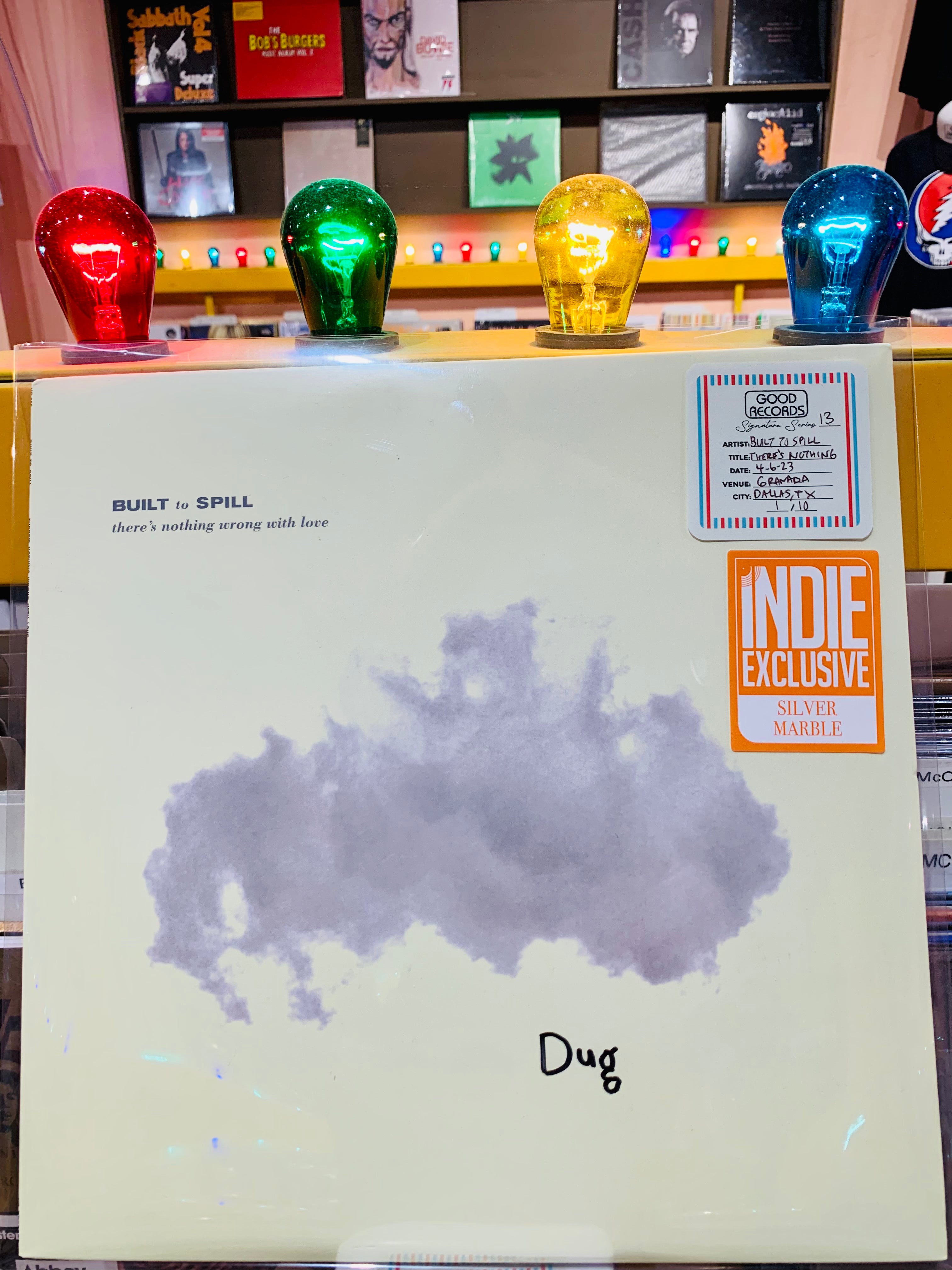 Built to Spill - There's Nothing Wrong With Love (Indie Exclusive Silver Marble Vinyl LP) | Signature Series | Perfect for Vinyl Collectors & Indie Music Lovers | Home Listening & Gift Idea
