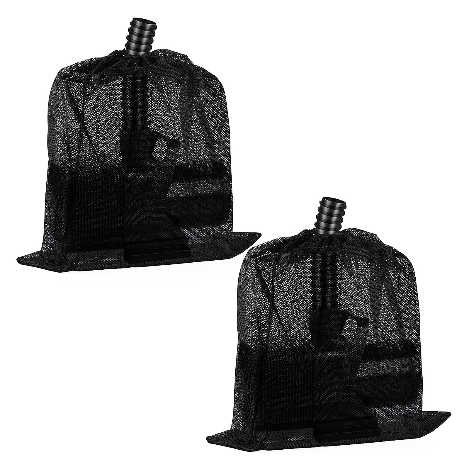 **DOKLY 2 Pack 23.6X23.6 Inch Large Pond Pump Filter Bags with Drawstring - Durable Mesh Media Bags for Pond, Aquarium & Pool Pumps - Ideal for Biological Filtration & Water Clarity**    *(Use Cases: Perfect for koi ponds, water gardens, aquarium filtration, and pool pump protection to keep debris out and maintain clean water.)*