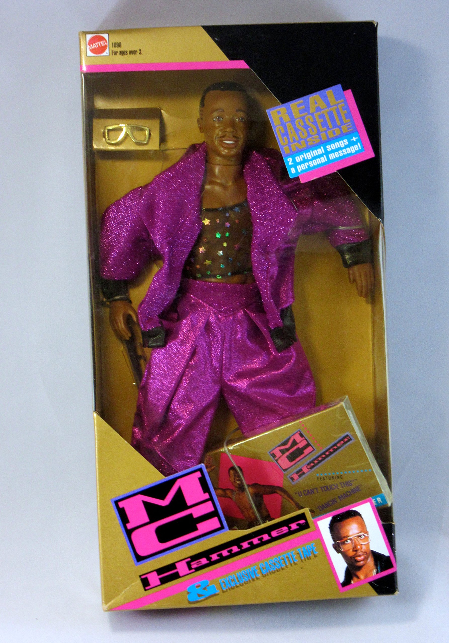 MC Hammer Doll with Cassette Tape - Perfect for 90s Nostalgia Gifts