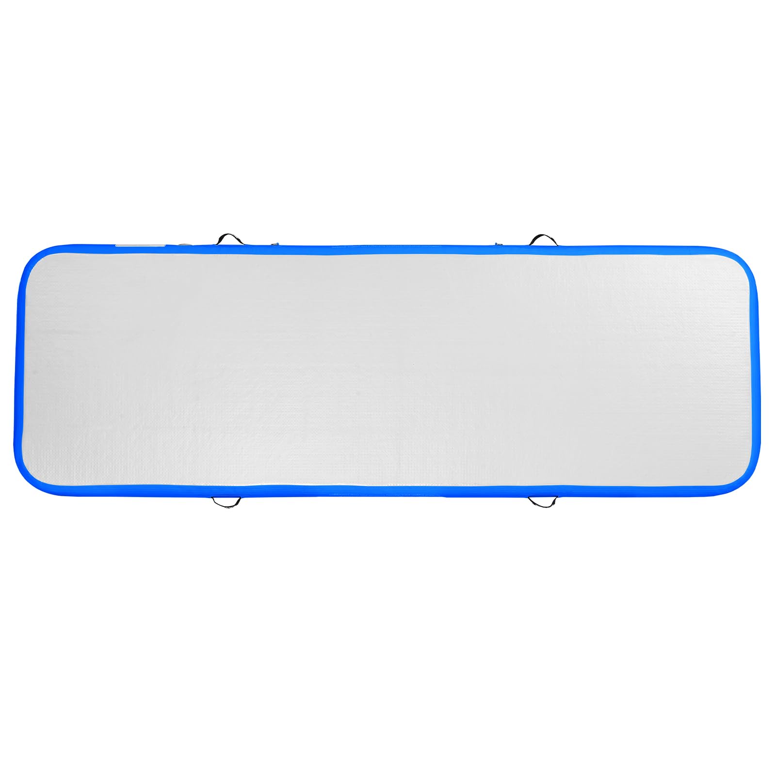 VEVOR 4-Inch Thick Inflatable Gymnastics Air Mat with Electric Pump - 10ft Blue Tumbling Mat for Home Gym, Yoga, Cheerleading, Beach & Park Training - Perfect for Indoor Practice, Outdoor Exercise & Water Activities
