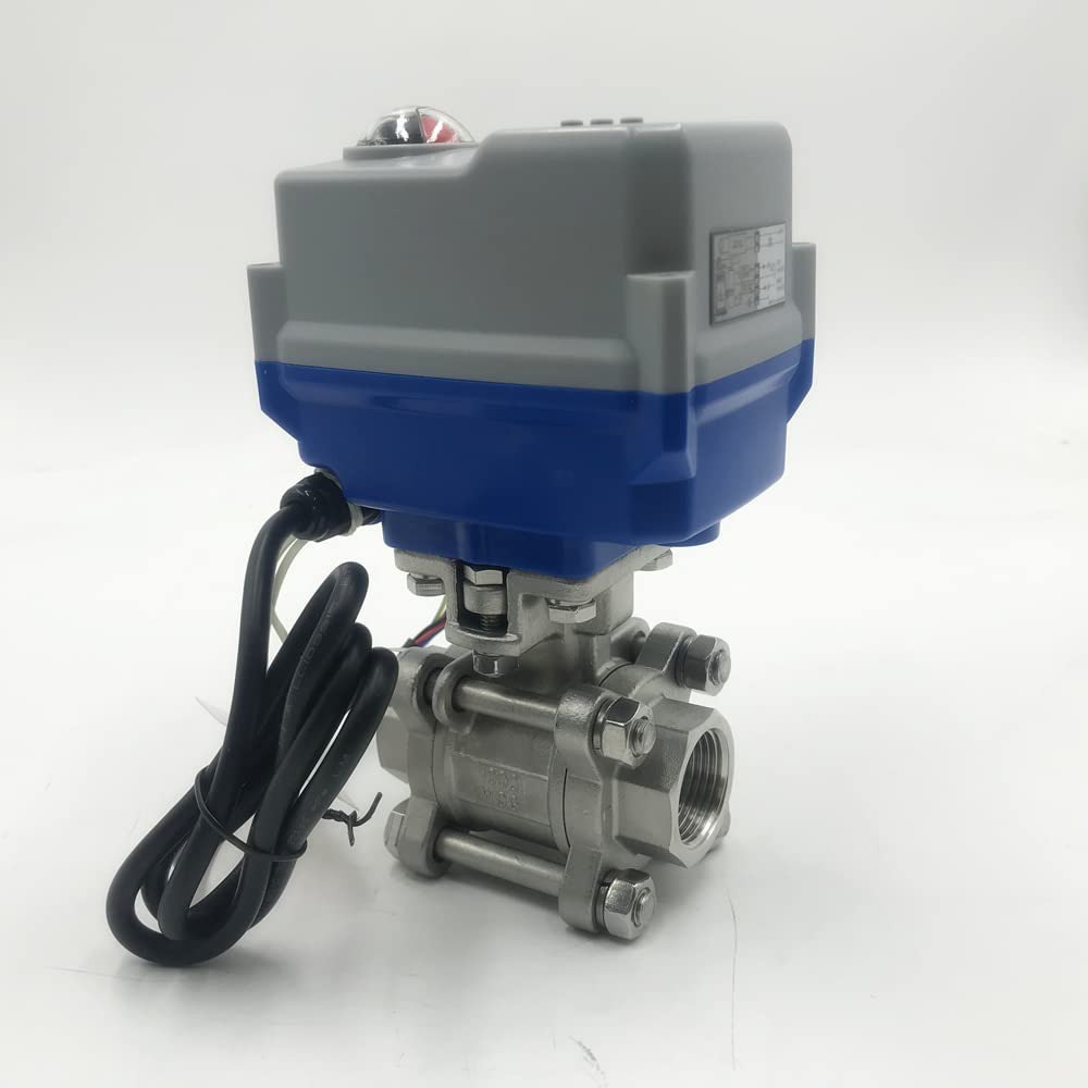 Stainless Steel 304 Motorized Ball Valve - 3/8