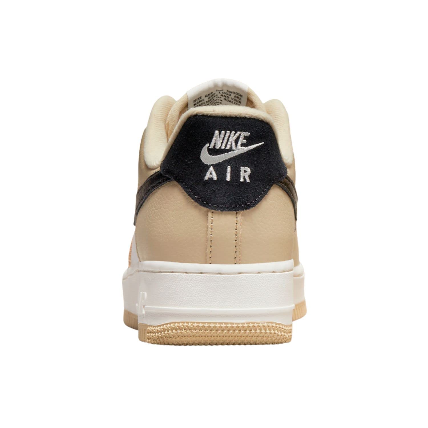 Nike Men's Air Force 1 Low Sneakers - White/Black Casual Shoes for Men - Perfect for Streetwear, Everyday Wear & Basketball Courts