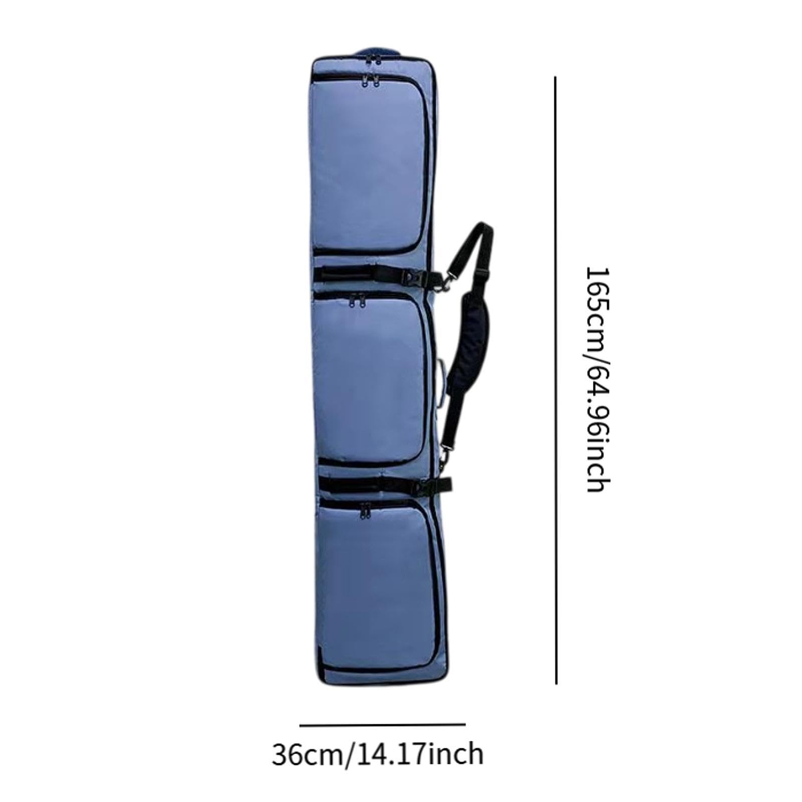 Yiju Wheeled Ski & Snowboard Bag - Large Capacity Waterproof Storage for Skis, Snowboards & Winter Gear - Perfect for Travel, Airports & Outdoor Winter Sports