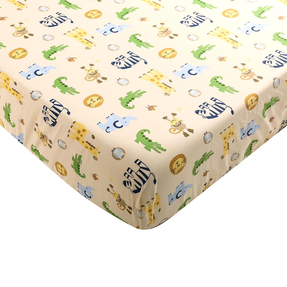 Jungle Animals Theme Crib Bedding Set - Soft & Safe Baby Nursery Bedding for Boys & Girls - Perfect for Jungle-Themed Nurseries & Baby Showers
