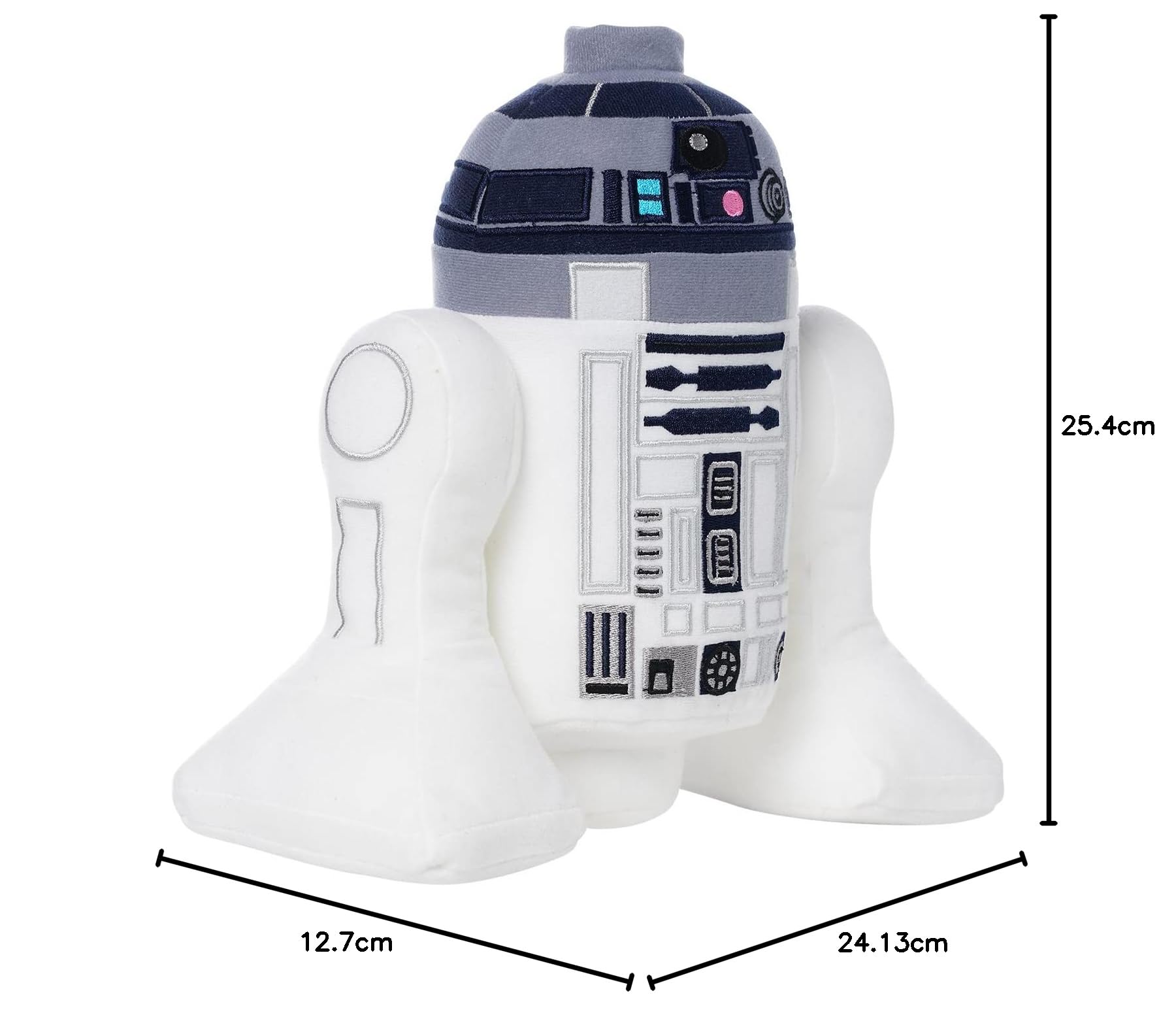 Lego Star Wars R2-D2 Plush Toy 10-inch (25.4 cm) - Soft & Cuddly Collectible for Kids, Fans & Home Decor - Perfect for Gifts, Bedroom Decor & Star Wars Themed Parties