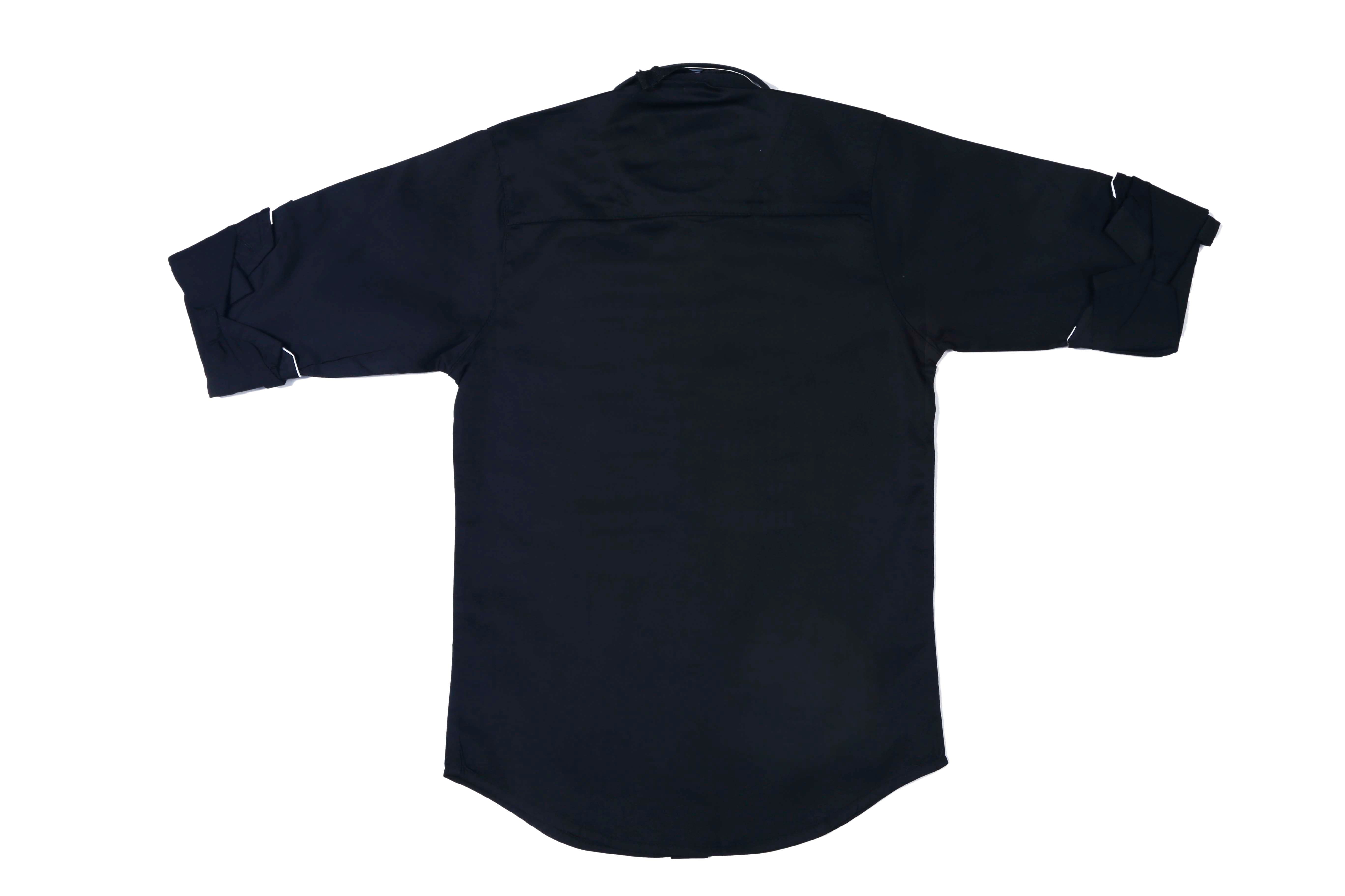 Classic Black Dress Shirt for Men - Premium Cotton Formal Business Shirt - Perfect for Office, Weddings & Special Occasions