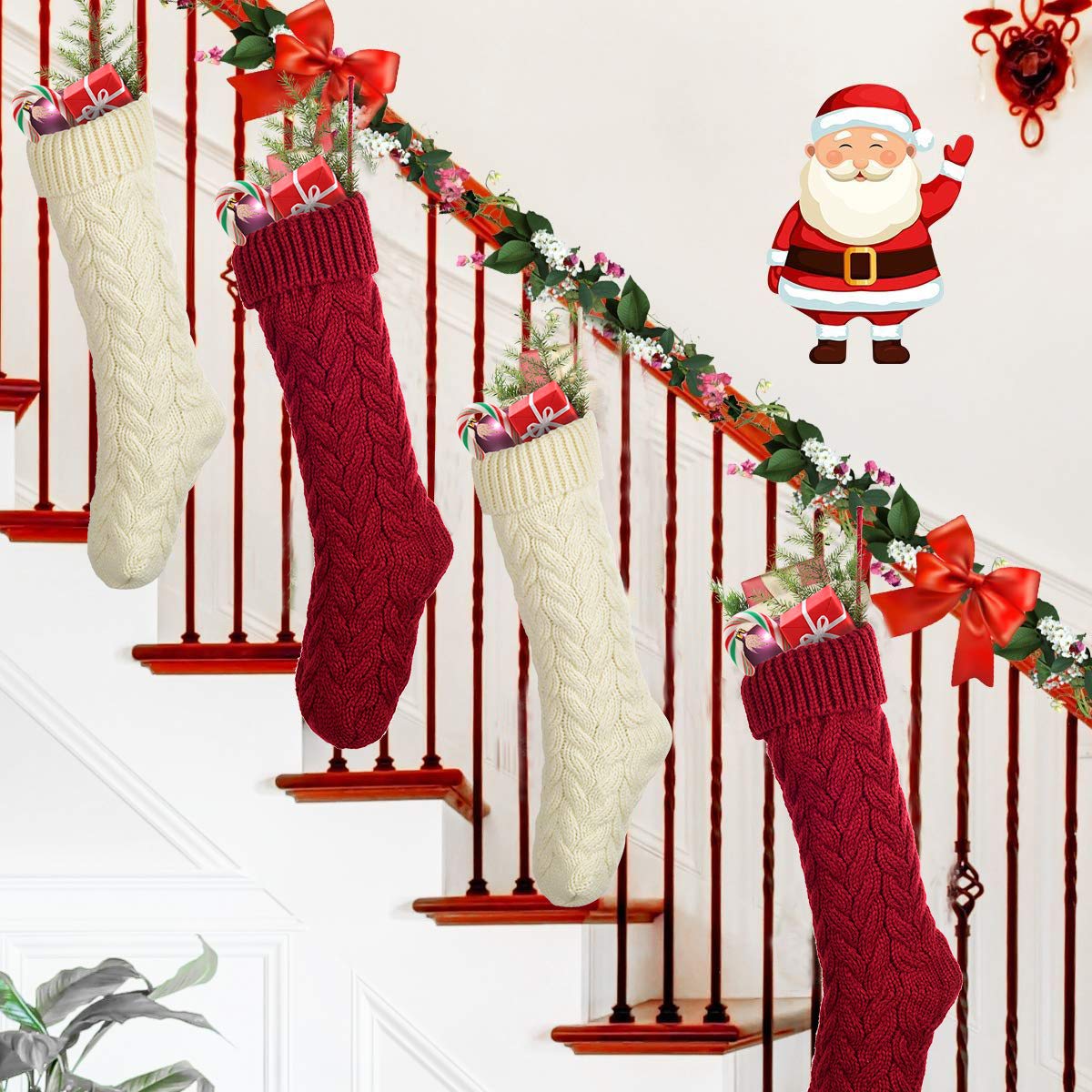 DearHouse Christmas Stockings - 4 Pack 19