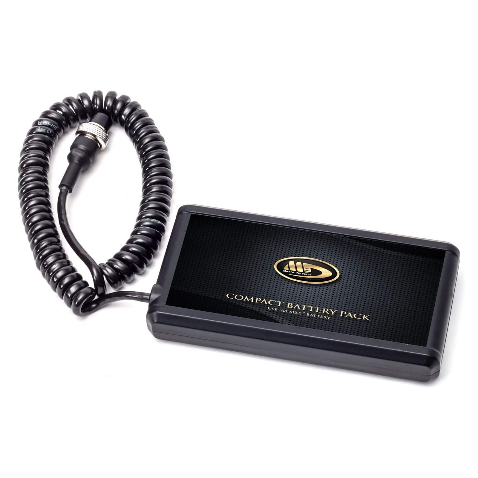 Makro Spiral Cable Battery Box for Coin Finder CF77 Metal Detector - Durable Replacement Power Supply for Metal Detecting & Treasure Hunting Accessories