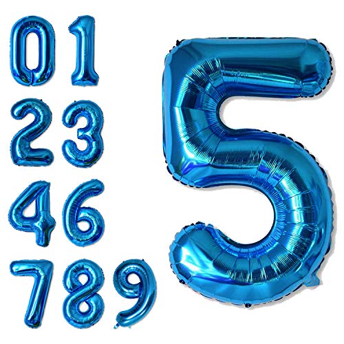Blue 5 Number
