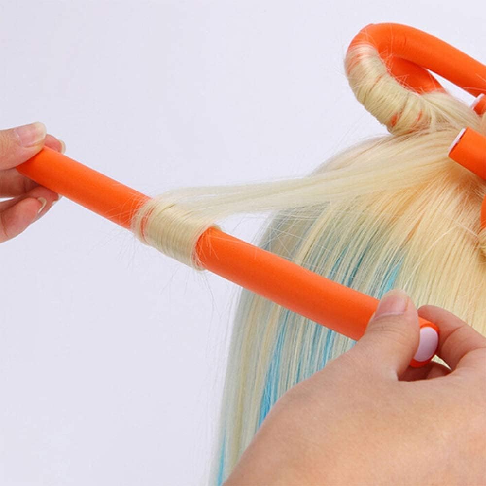 Professional Hair Roller Curler for Women - Blue, Heatless Hair Curling Set for Long & Short Hair - Perfect for Home, Salon, Parties & Special Occasions