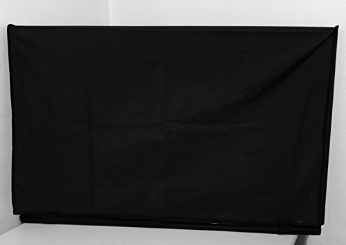 COMP-BIND 55'' Sharp LC55LE643U HDTV Waterproof Dustproof Black Nylon Cover, Heavy Duty Easy Clean, Maximize TV Life CB303-49.2''W x 3.75''D x 29''H for Outdoor and Indoor Use
