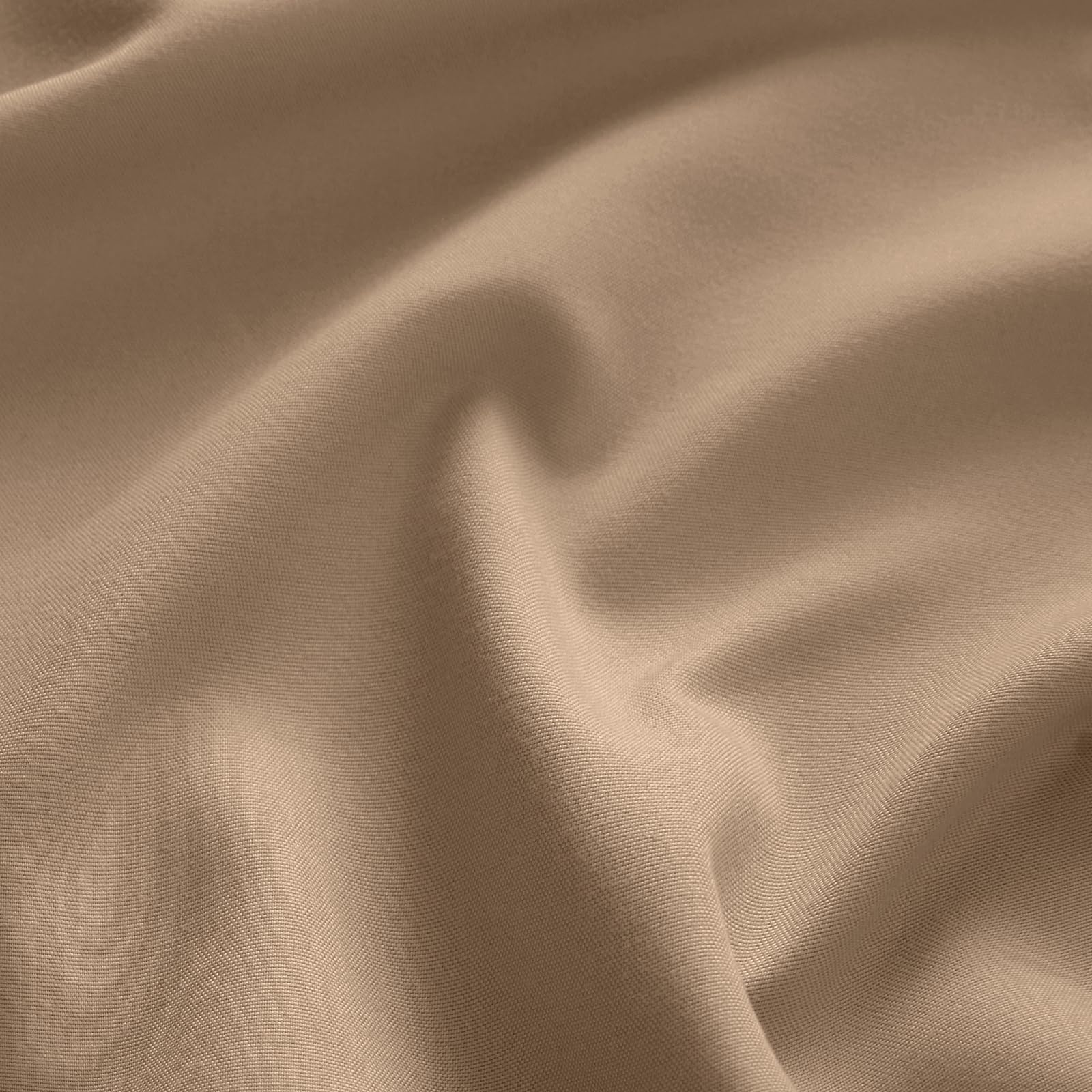 Horbaunal 2 Pack King Size Flat Bed Sheets Only - 1800 Thread Count Microfiber Taupe Wrinkle Free & Ultra Soft Top Sheets - Perfect for Master Bedroom, Guest Room or Vacation Home