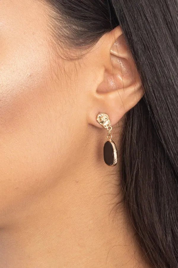 14K Gold Gemstone Drop Earrings for Women - Elegant Dangle Earrings for Party, Wedding & Evening Wear