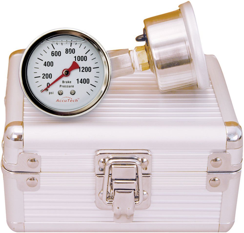 Longacre 52-44145 Quick Check Brake Pressure Gauge Set - Professional Automotive Brake Testing Tool for Racing, Performance Tuning & DIY Car Maintenance