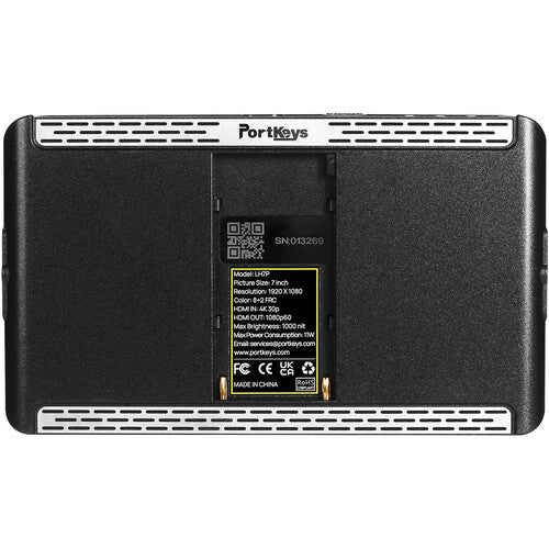 Portkeys LH7P 7-inch High Brightness 1500nit Touchscreen Monitor with Wireless Control for DSLR Cameras - Perfect for Outdoor Filmmaking & Photography (Black)