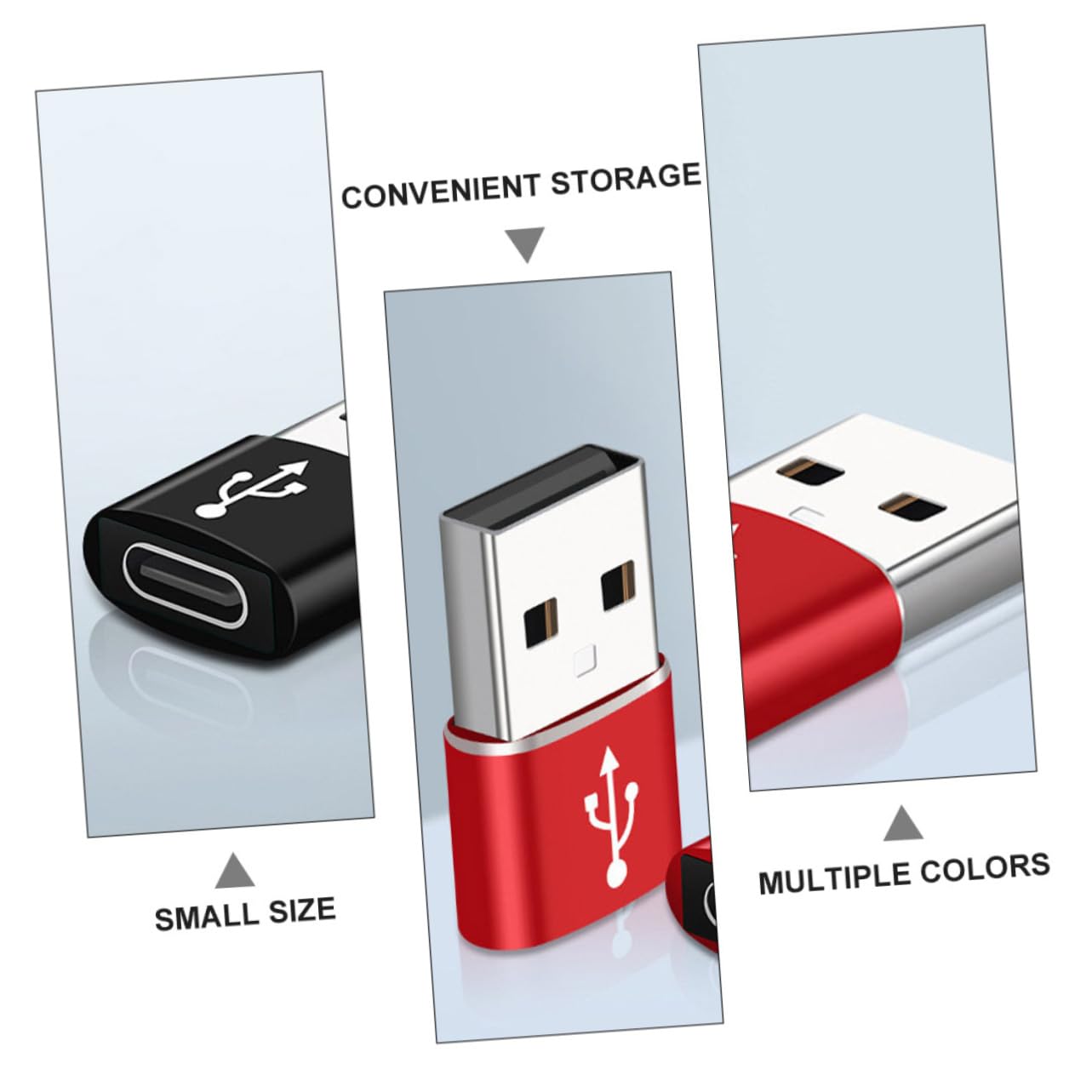 5-Pack USB C to Micro USB Adapter - Female USB C to Male Micro USB Converter - Aluminum Alloy Adapter for Laptop, Phone & Tablet - Fast Data Transfer & Charging for Travel, Office & Home Use