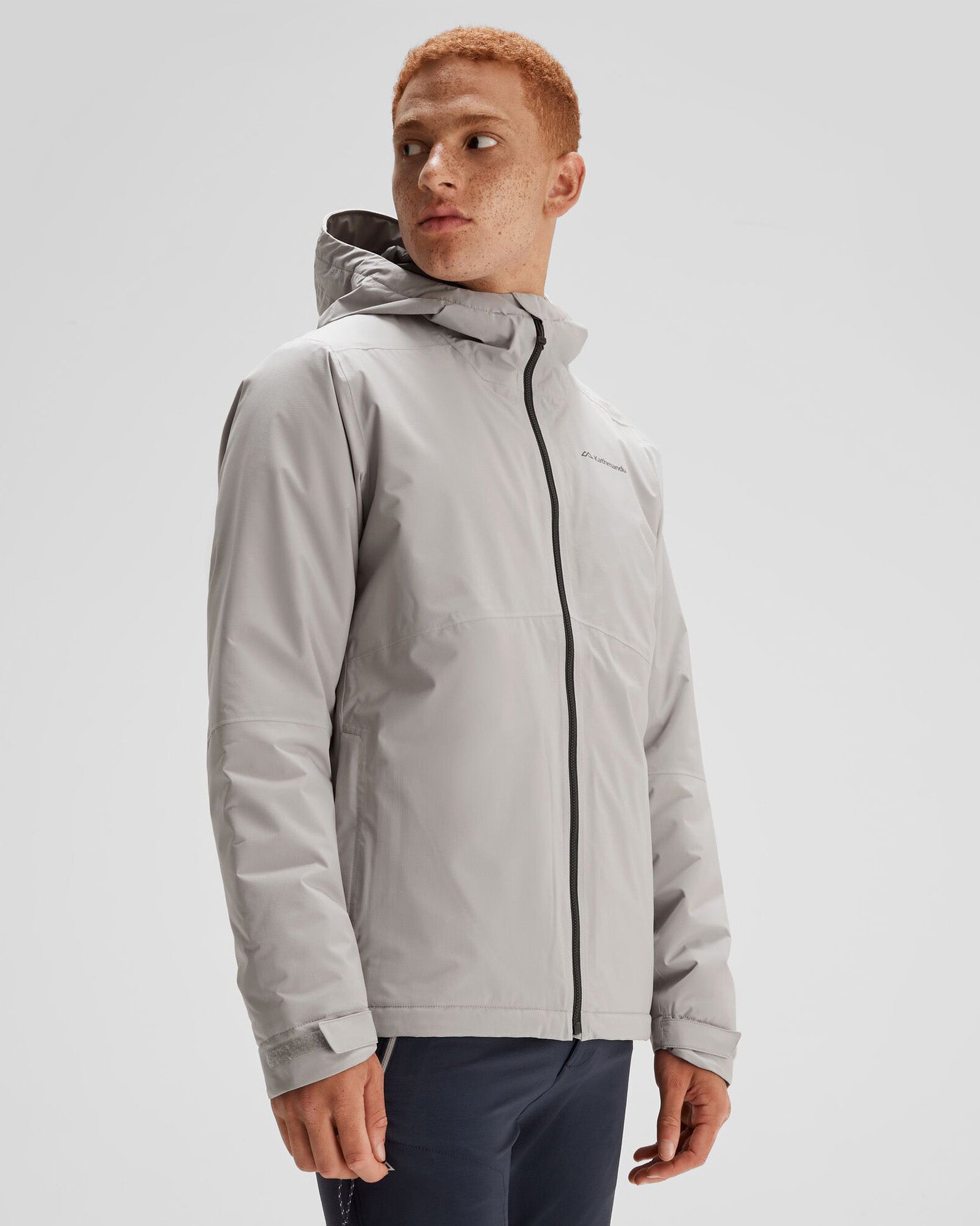 Men's Trailhead 2L Insulated Waterproof Rain Jacket - Steel Grey | Hiking, Camping & Outdoor Adventures