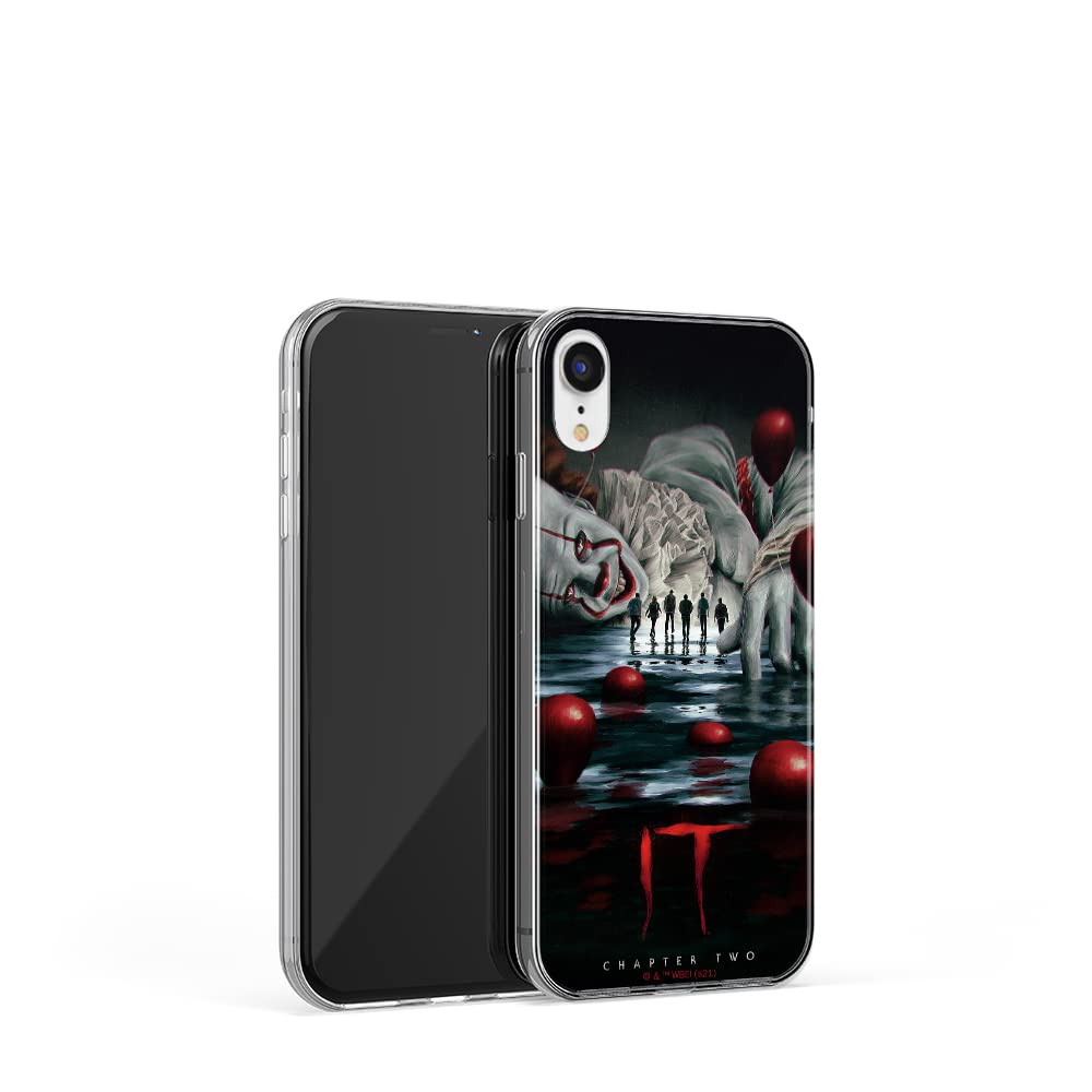 ERT GROUP Officially Licensed Horror Pattern iPhone XR Phone Case - Shockproof TPU Cover with Perfect Fit | Ideal for Halloween, Cosplay & Horror Fans