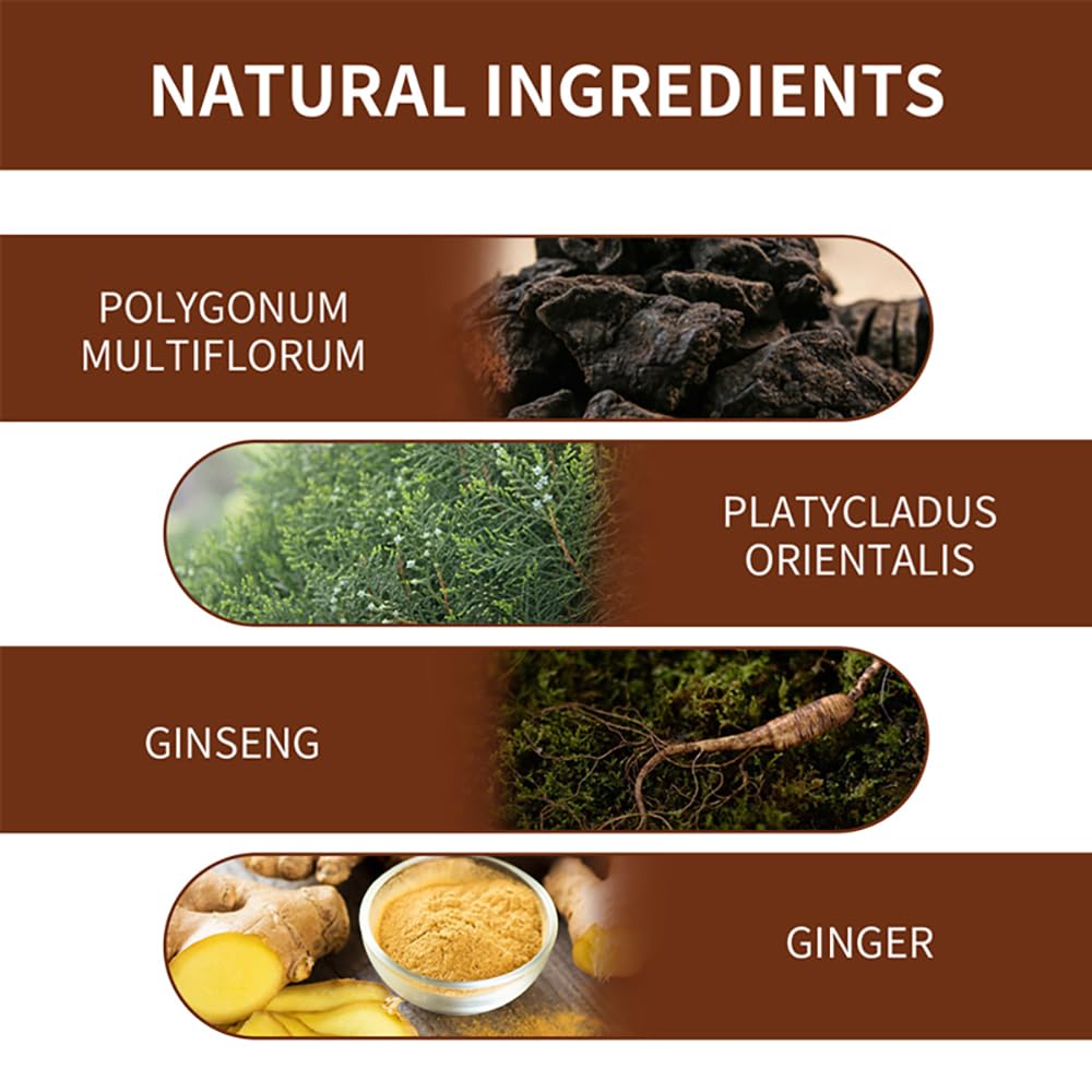 Polygonum Hair Shampoo Bar - Natural Hair Loss Prevention Soap for Men & Women | Deep Cleansing & Nourishing Scalp Treatment for Thicker, Darker Hair | Perfect for Daily Hair Care Routine at Home or Travel