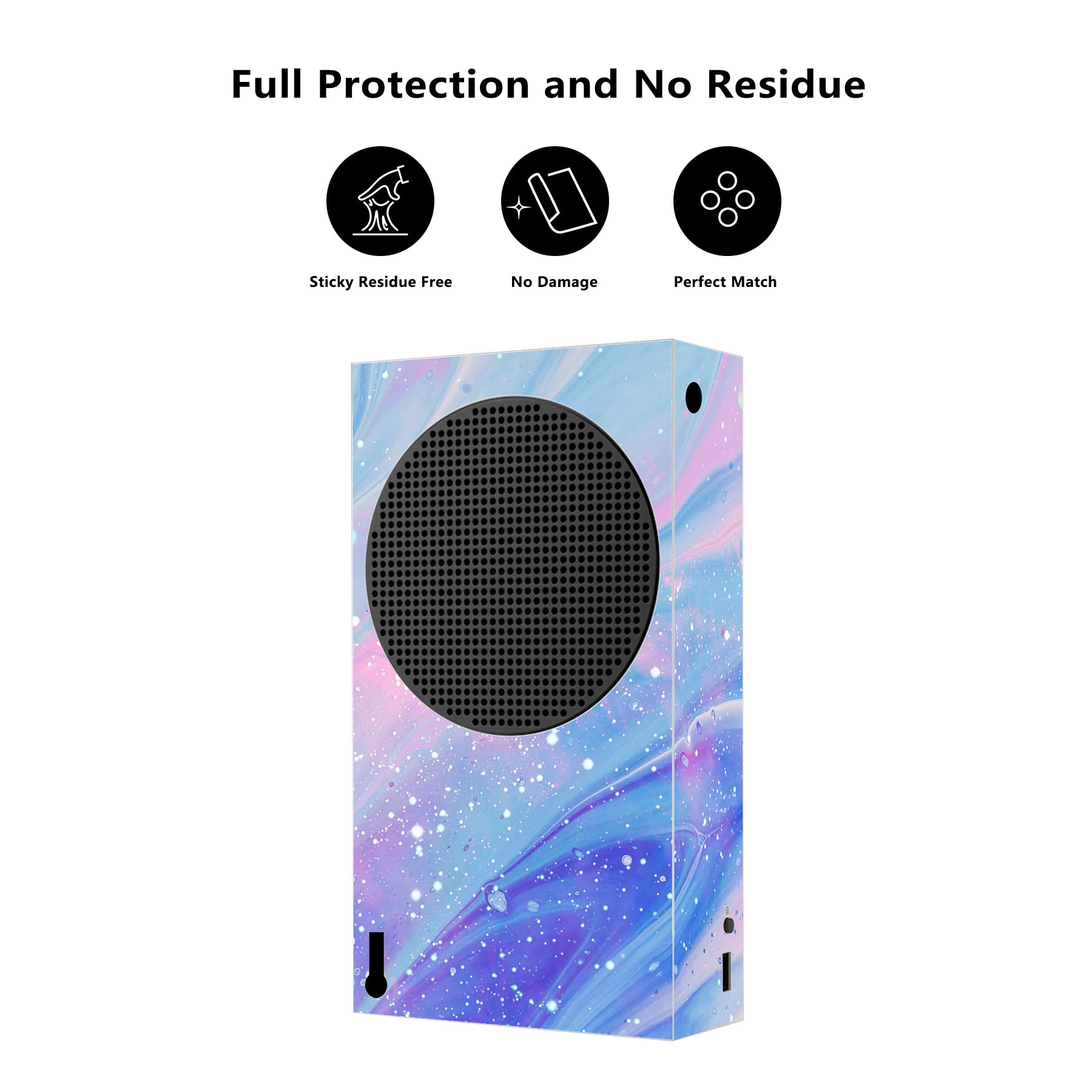 PlayVital Custom Vinyl Skins for Xbox Core Wireless Controller - Fantasy Trip Design, Decal Wrap Cover Stickers Compatible with Xbox Series S Console Controller - Perfect for Gaming Enthusiasts & Customization Lovers