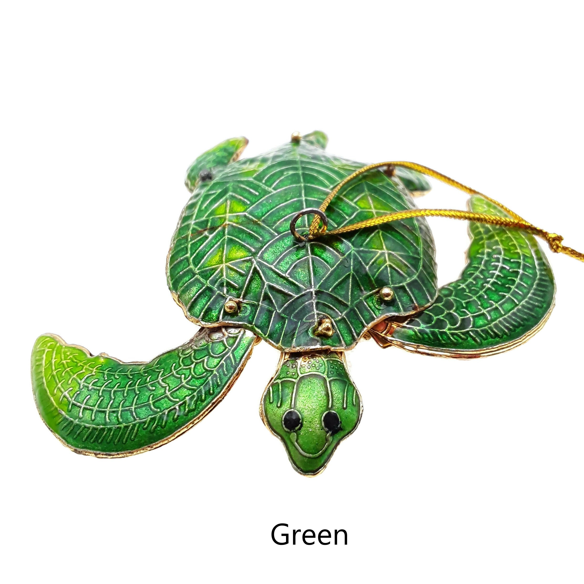Handmade Cloisonne Christmas Tree Ornament - 3