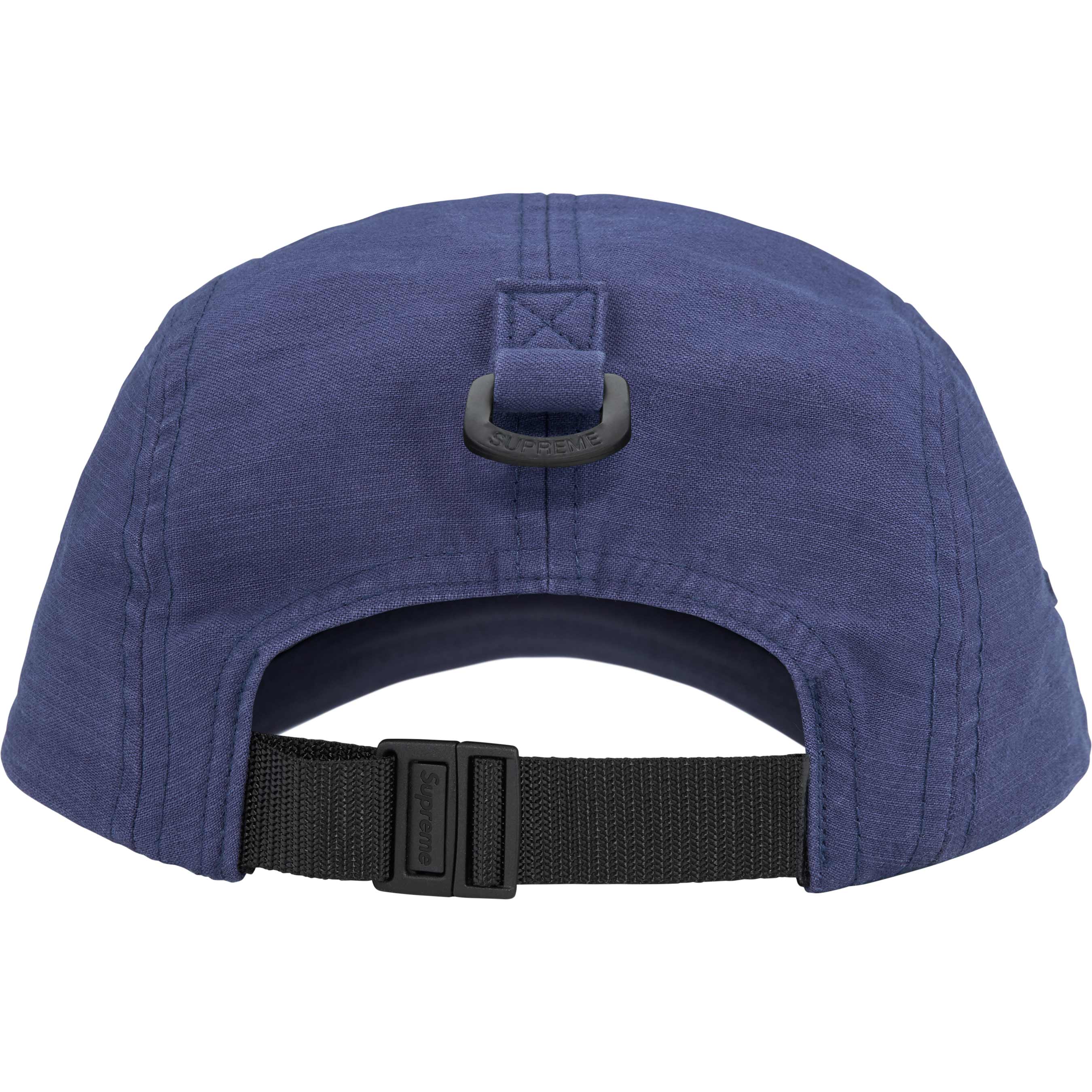 Supreme Arabic Label Camp Cap - Navy Blue Adjustable Dad Hat for Men & Women - Perfect for Streetwear, Hip Hop Fashion & Outdoor Activities